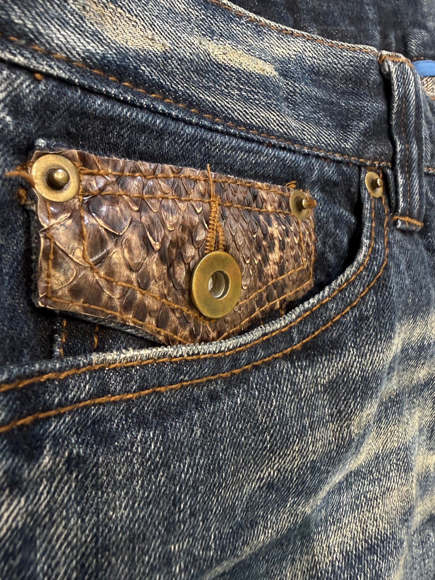 000’s Takaiq Snakeskin Jeans