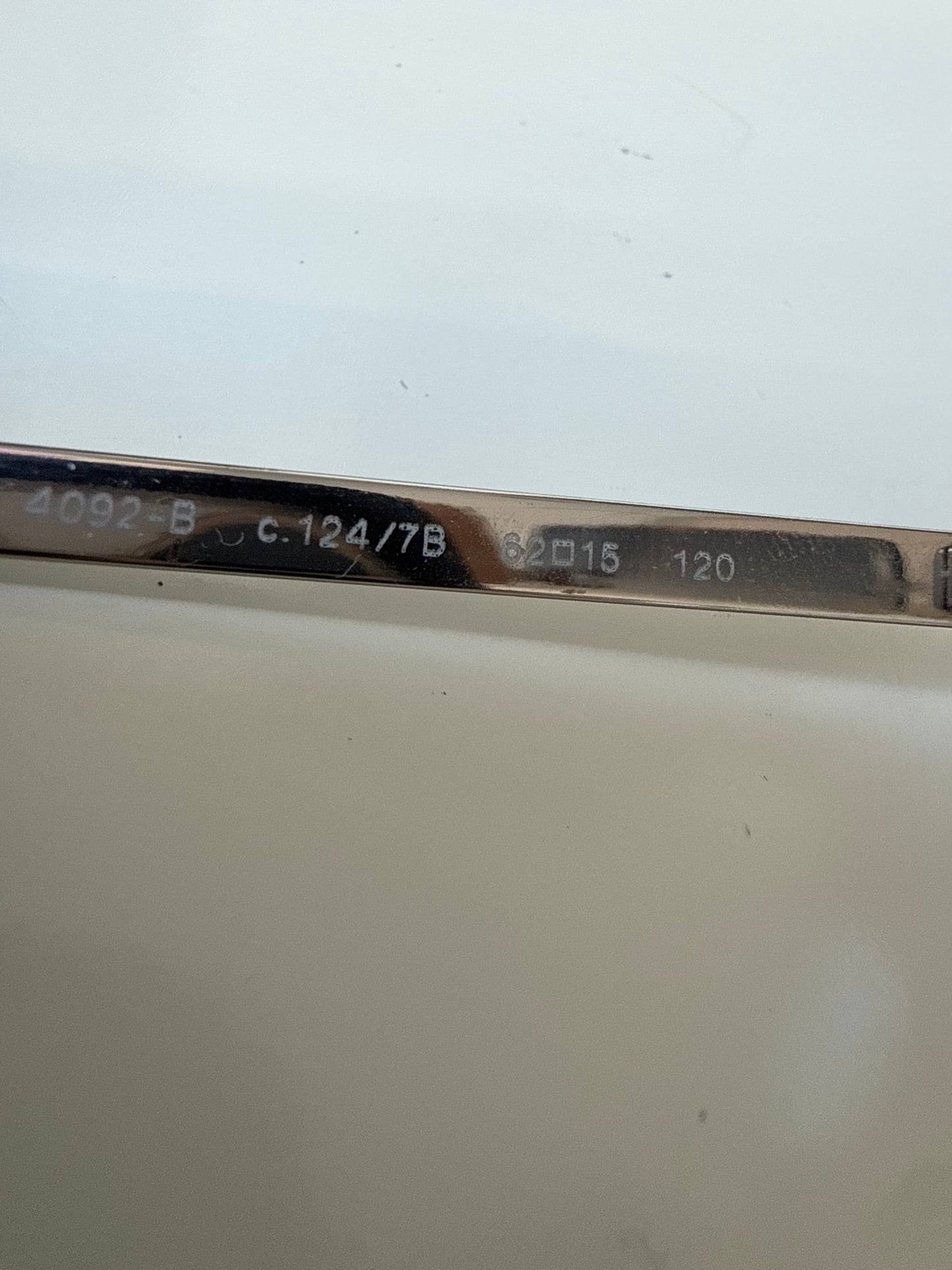 Vintage Chanel Gradient Rimless Sunglasses