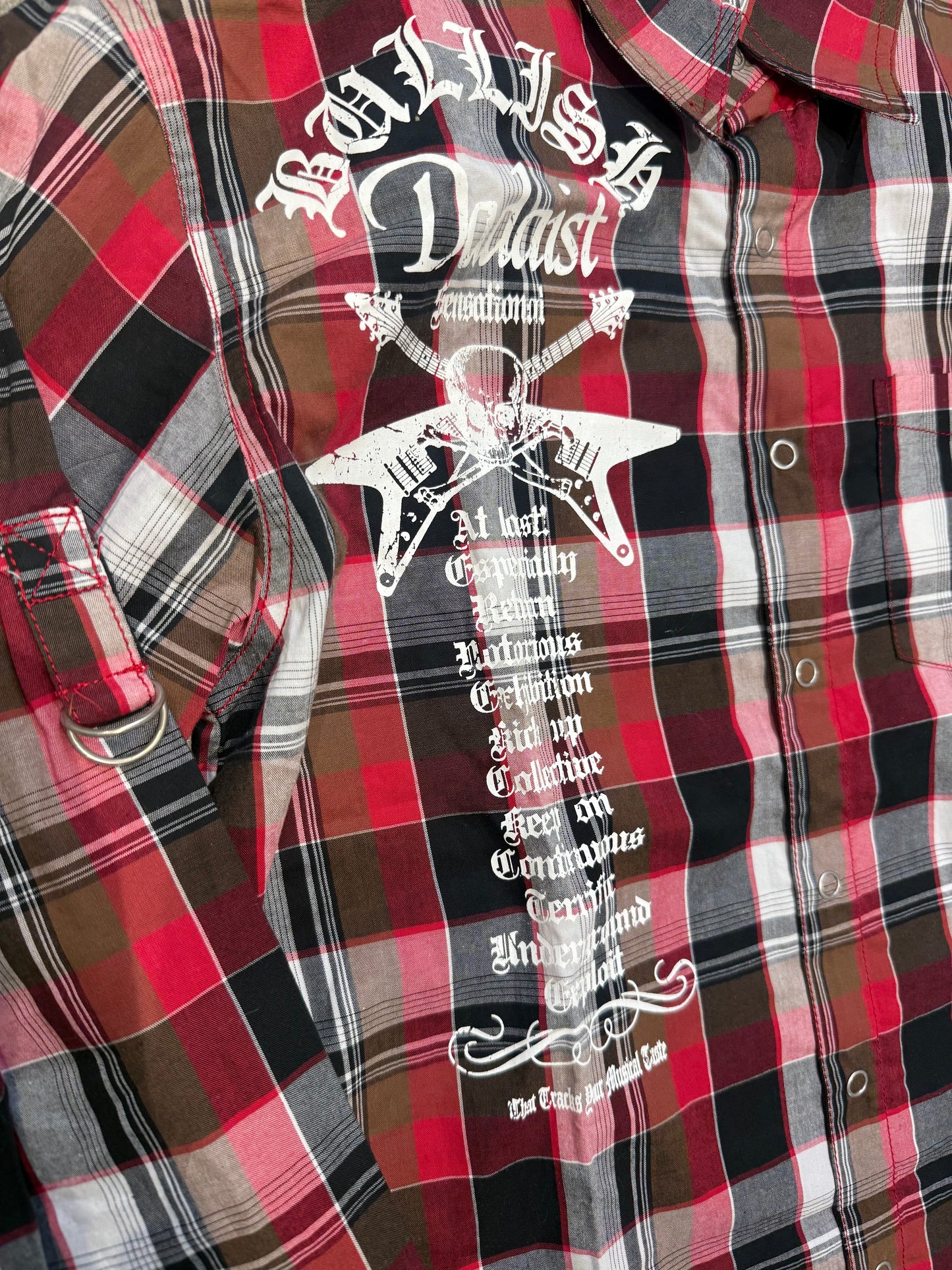 000’s Dadaist Plaid Flannel (M)