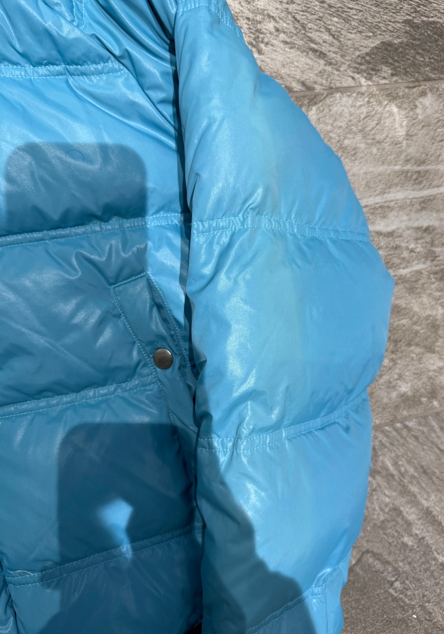 000’s Semantic Design Fur Hood Puffer (M)