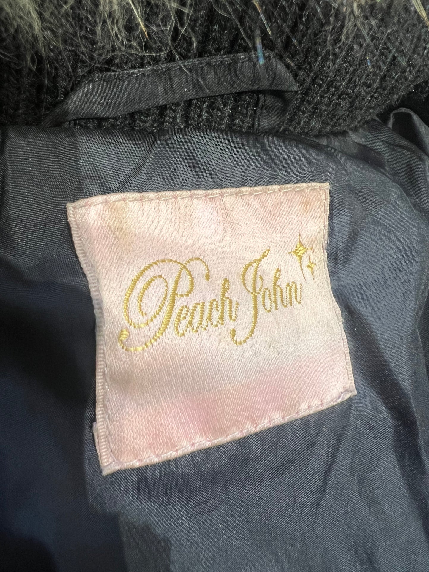 000’s Peach John Fur Bomber Jacket