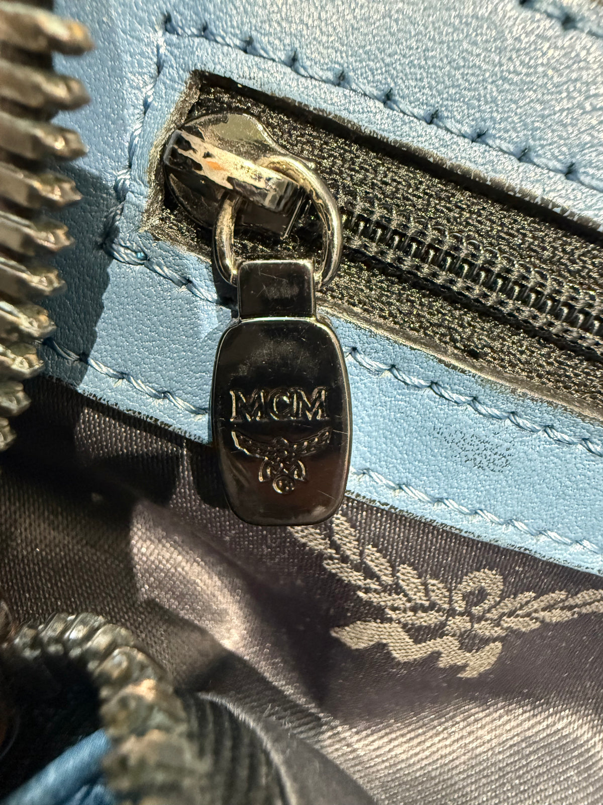 MCM Visetos Studded Stark Backpack