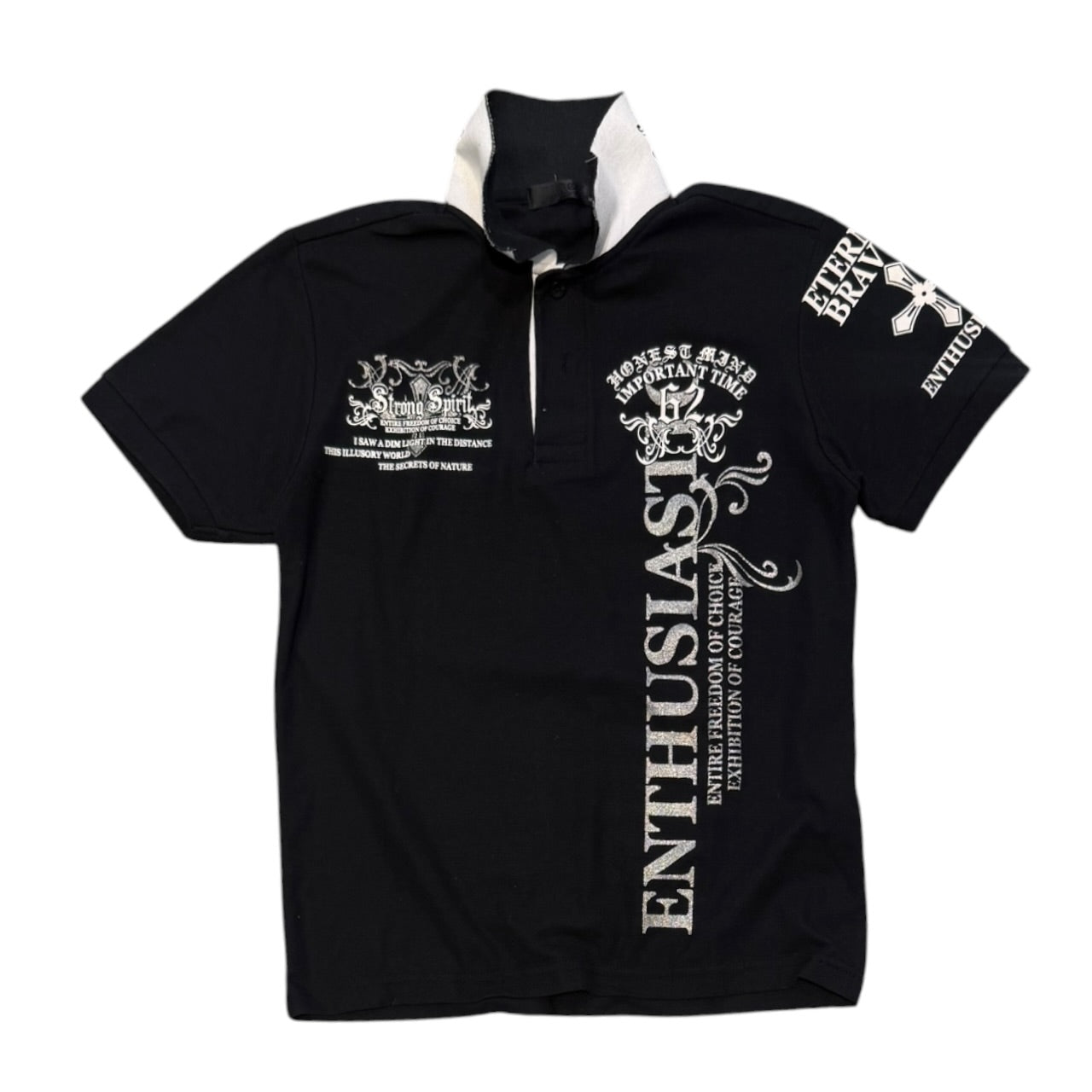 000’s Japanese Script Polo (S)