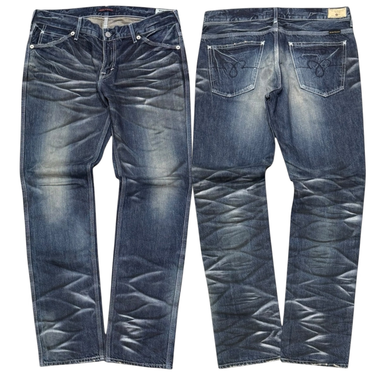 000’s Blueway Whiskered Jeans (34”)