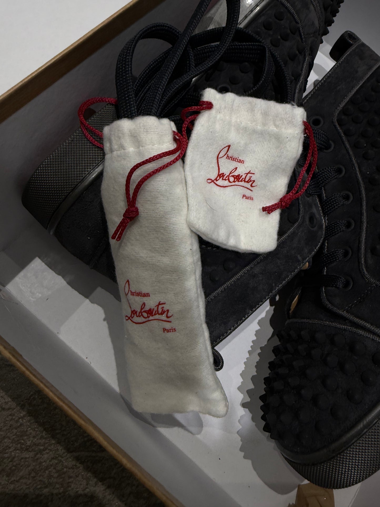 Christian Louboutin Spiked High Top Trainers (EU 42 - UK 8)