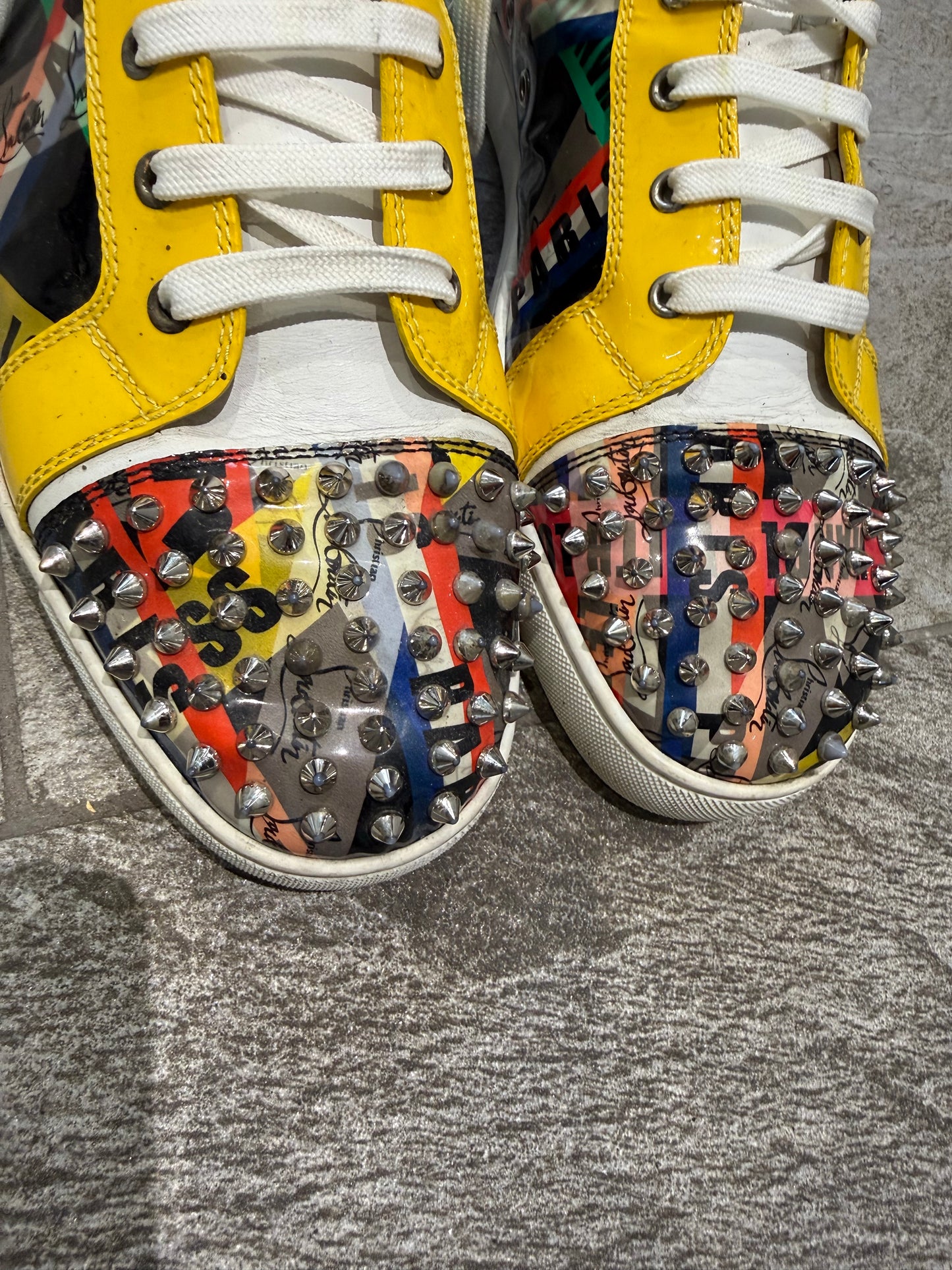 Christian Louboutin ‘multi pattern’ Calf Spikes (EU 44.5 - UK 10)
