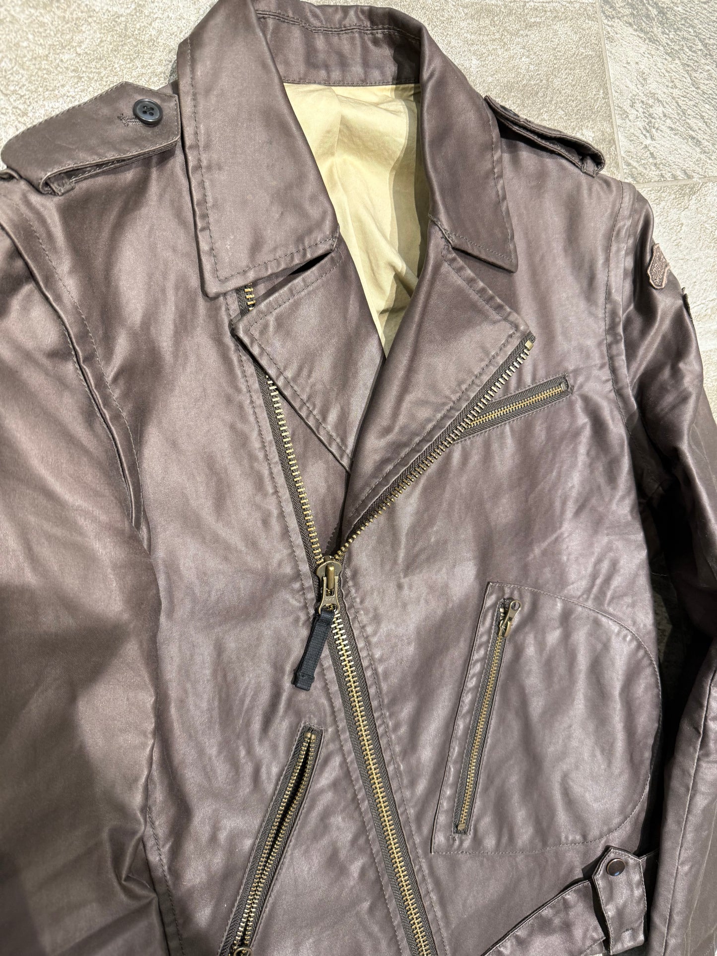291295 Asymmetrical Zip Riders Jacket (S)
