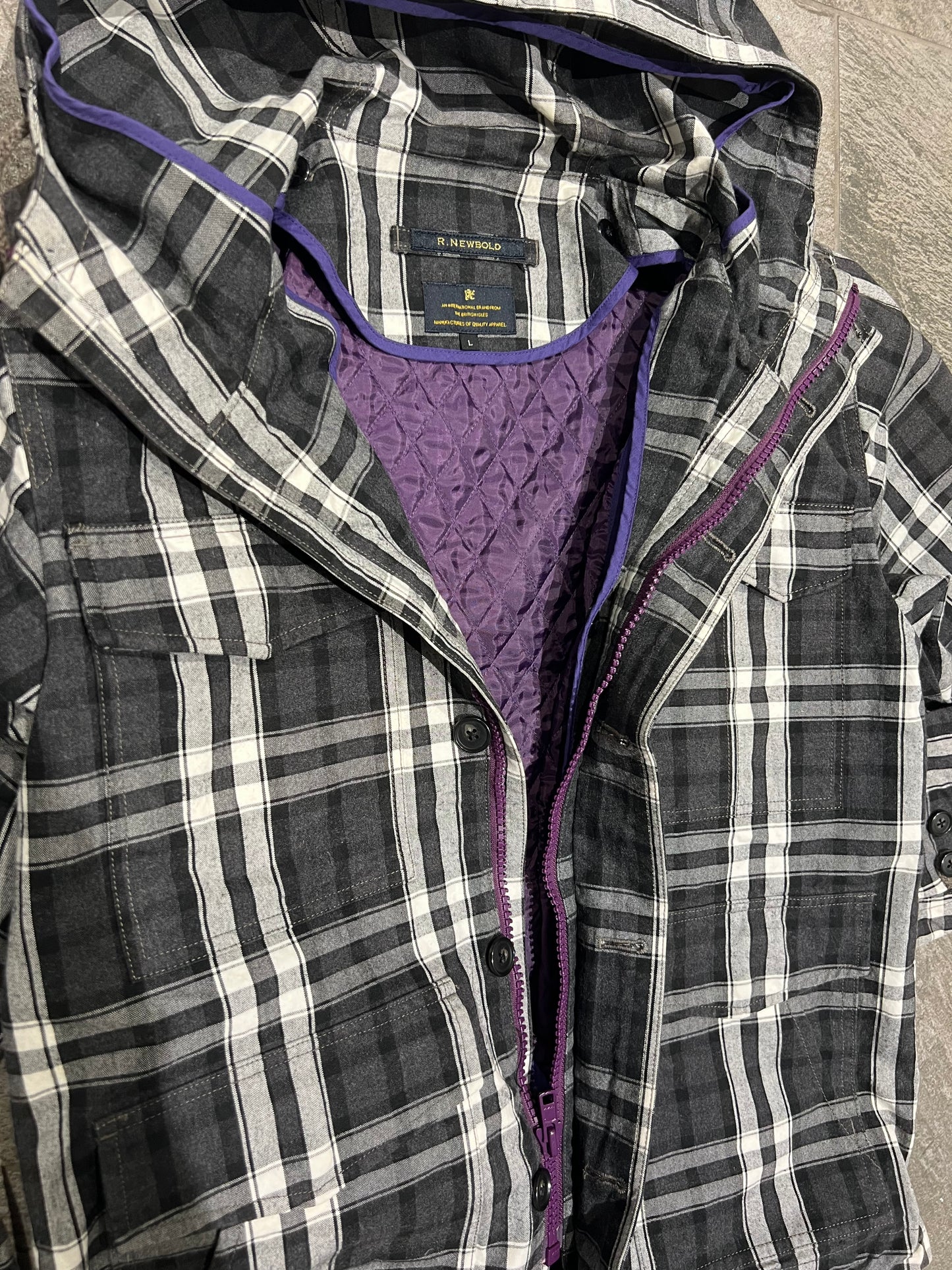 Vintage R.Newbold Checkered Jacket