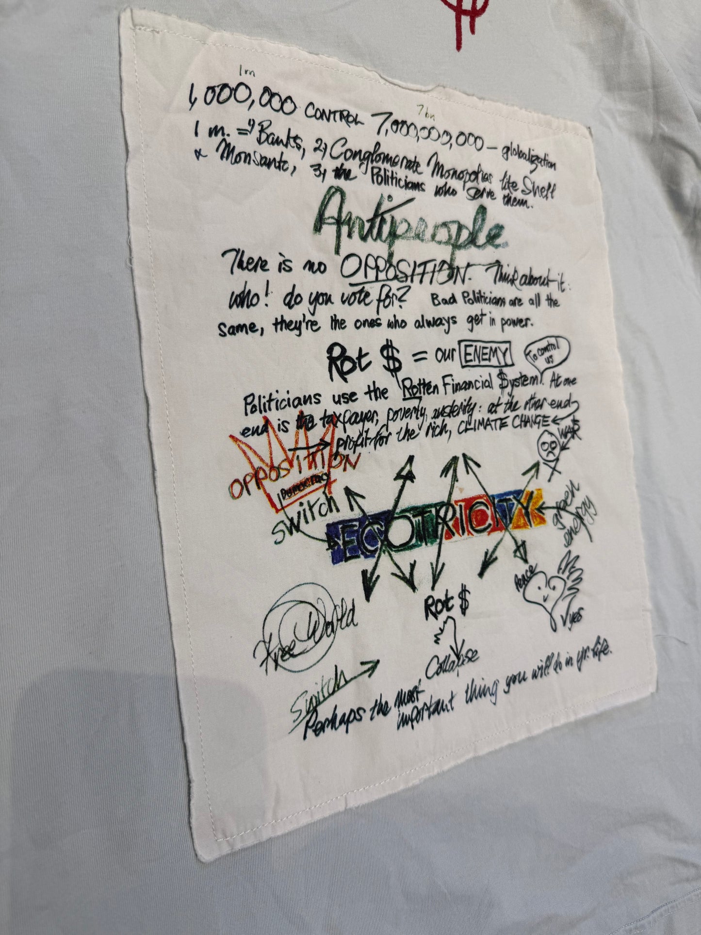 Vivienne Westwood Anglomania Patchwork Tee (L)