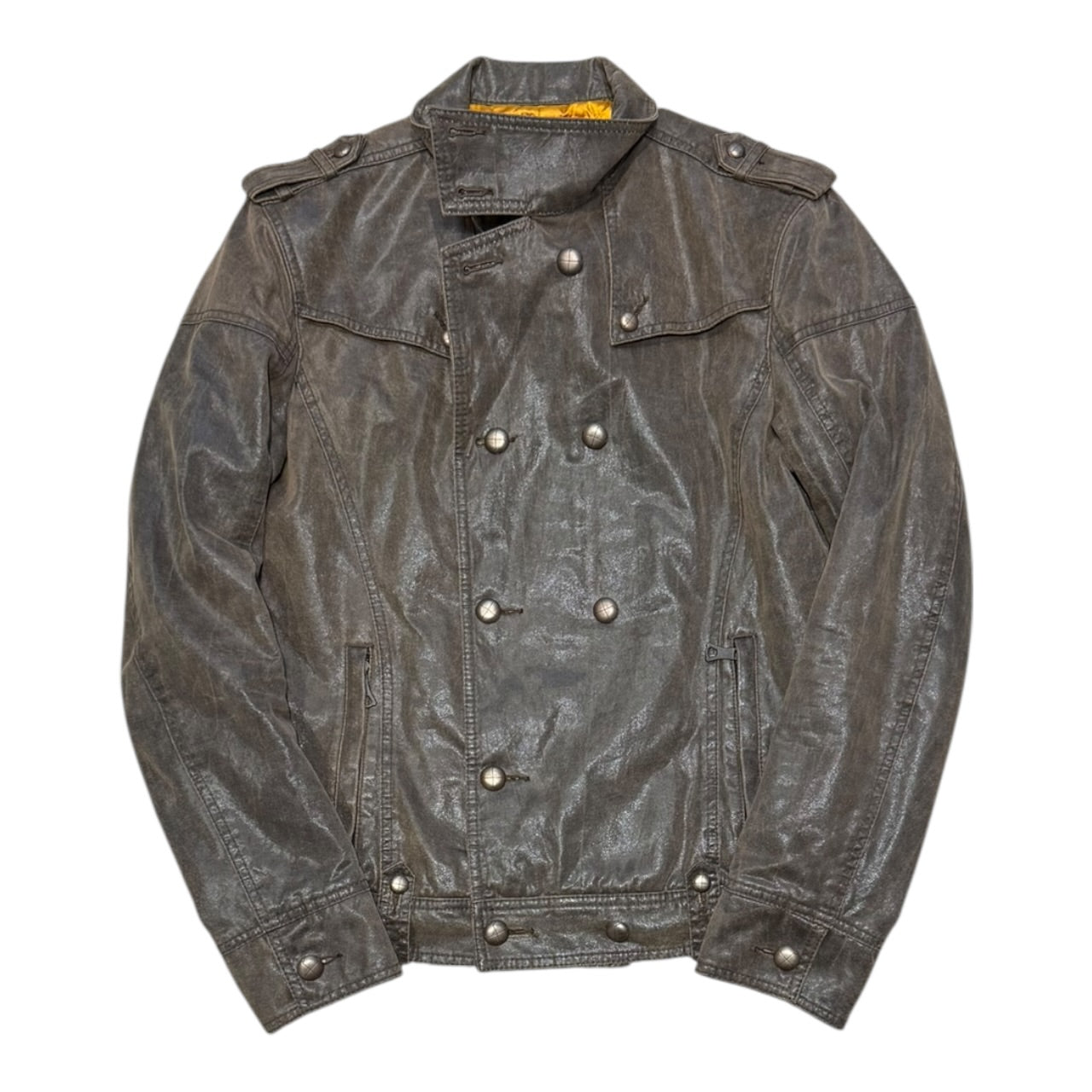 000’s Rielabo Leather Napoleon Jacket (S)