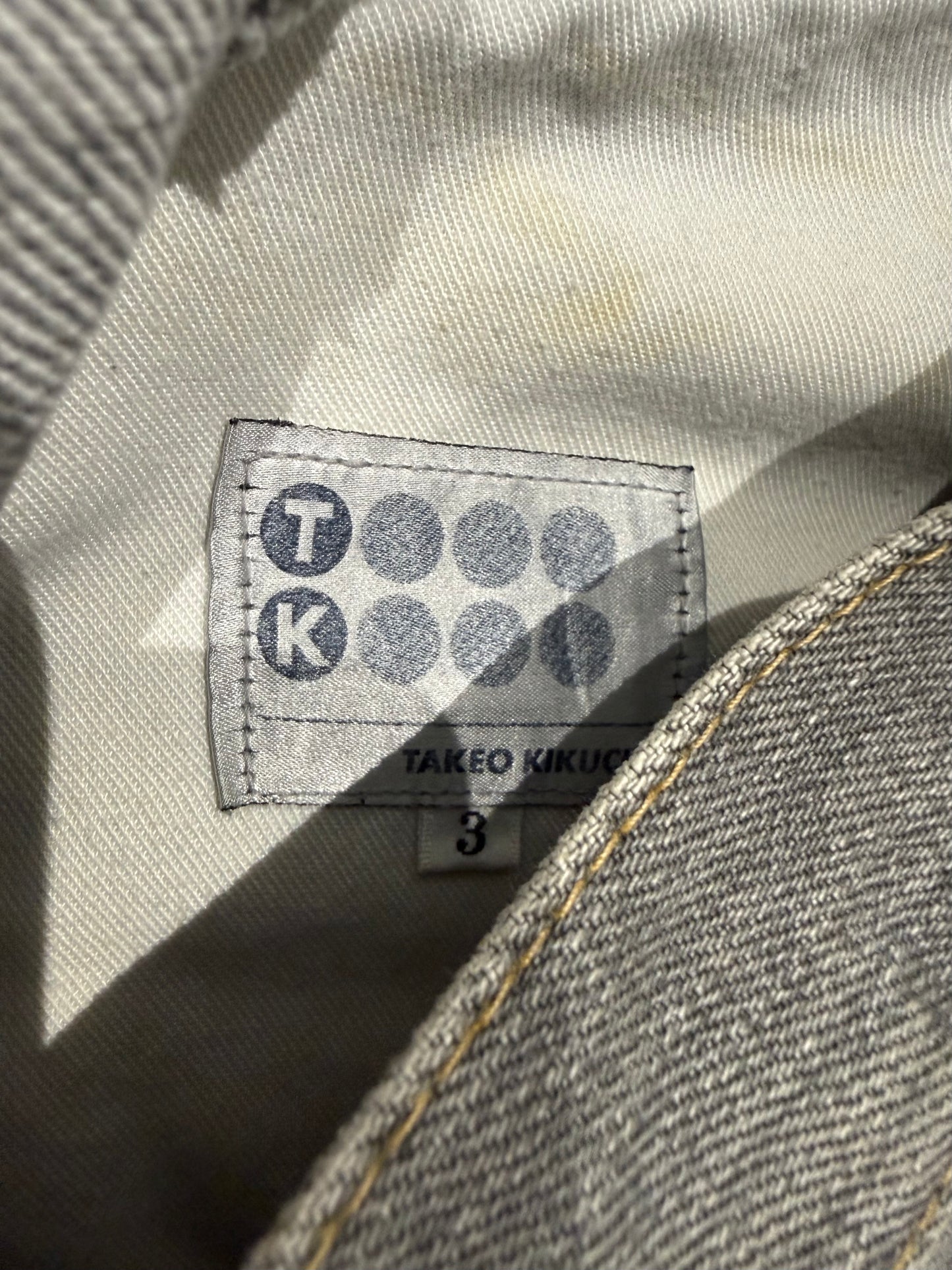 000’s Takeo Kikuchi Paint Splatter Jeans (31”)