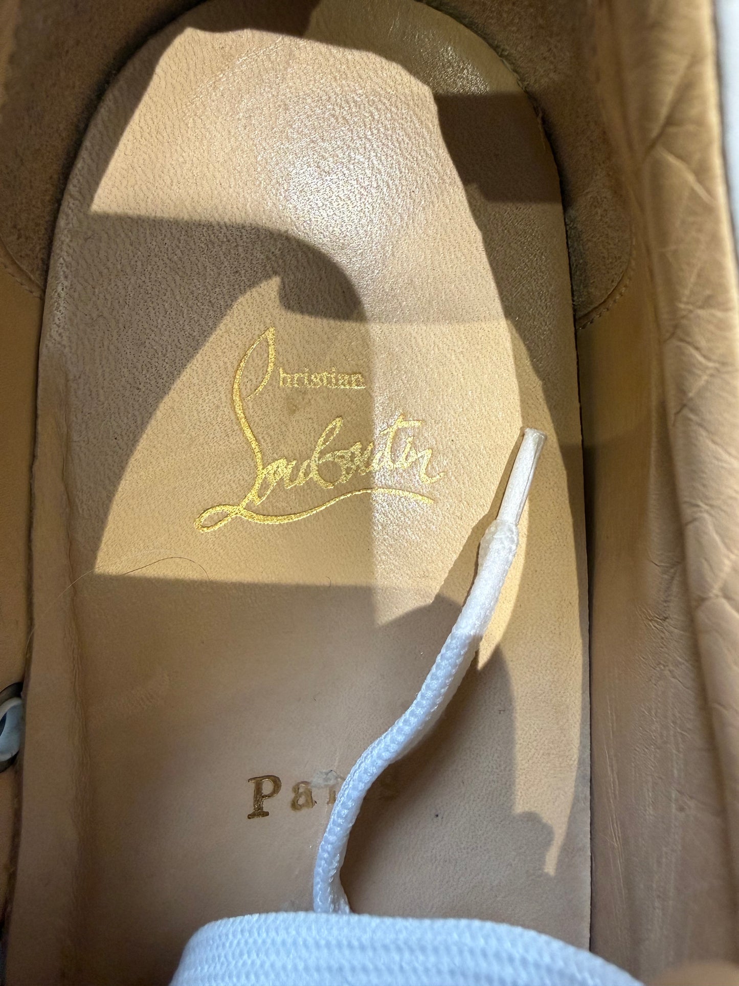 Christian Louboutin Orlato Spiked Low Tops (EU 41 - UK 7)