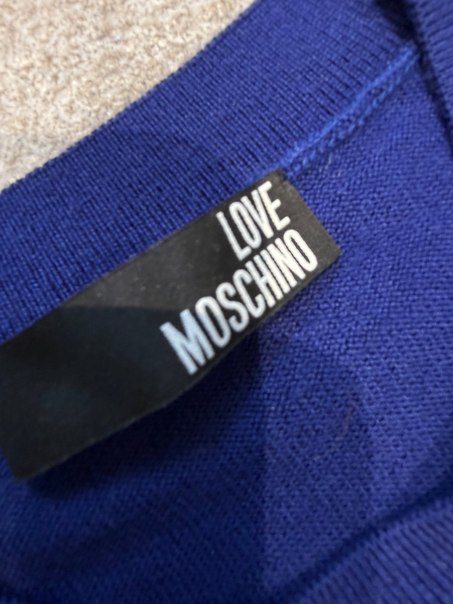 Moschino Union Jack Bow Jumper (S)