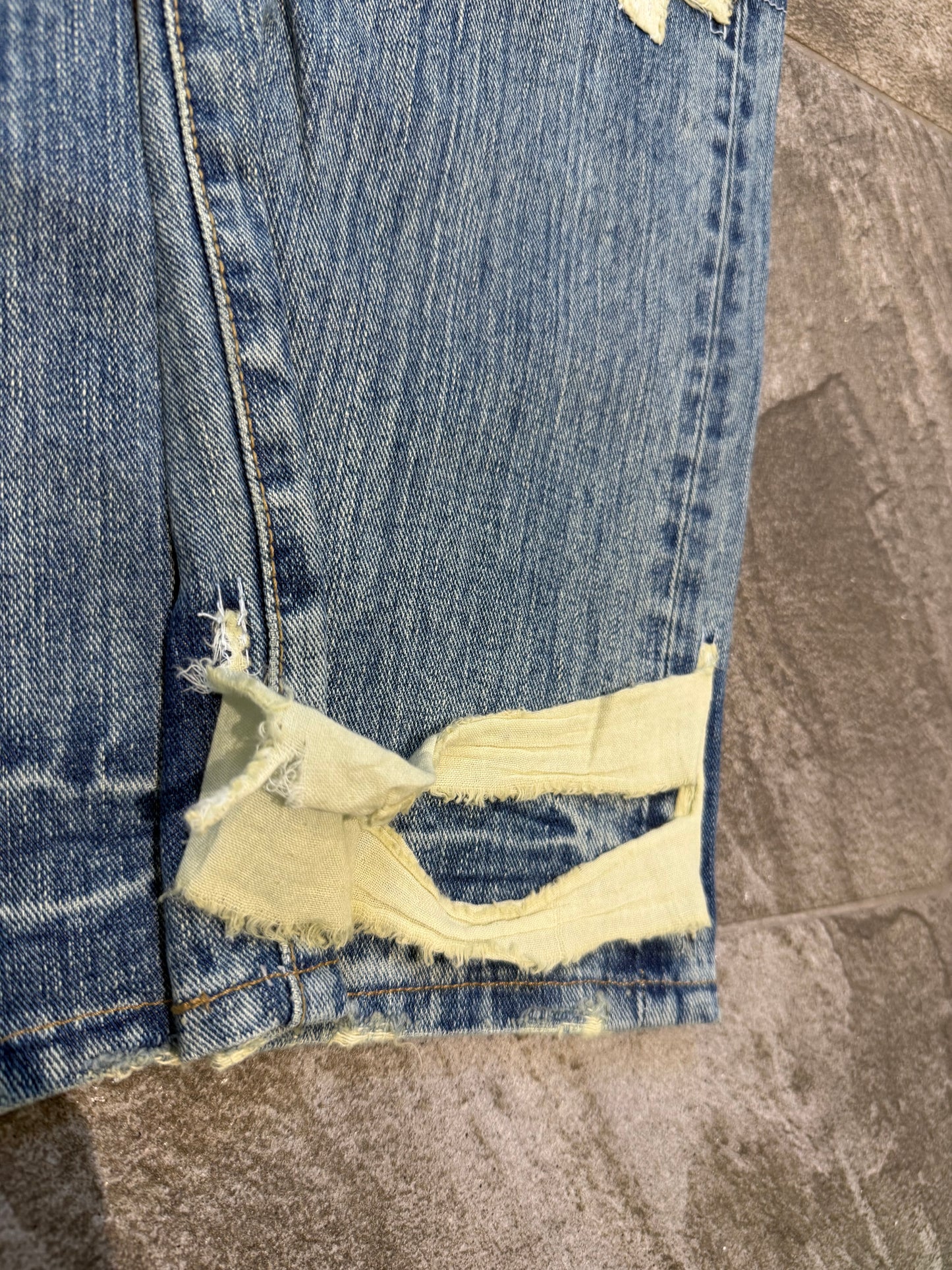 000’s Exhibitionist Patchwork Repair Jeans (30”)