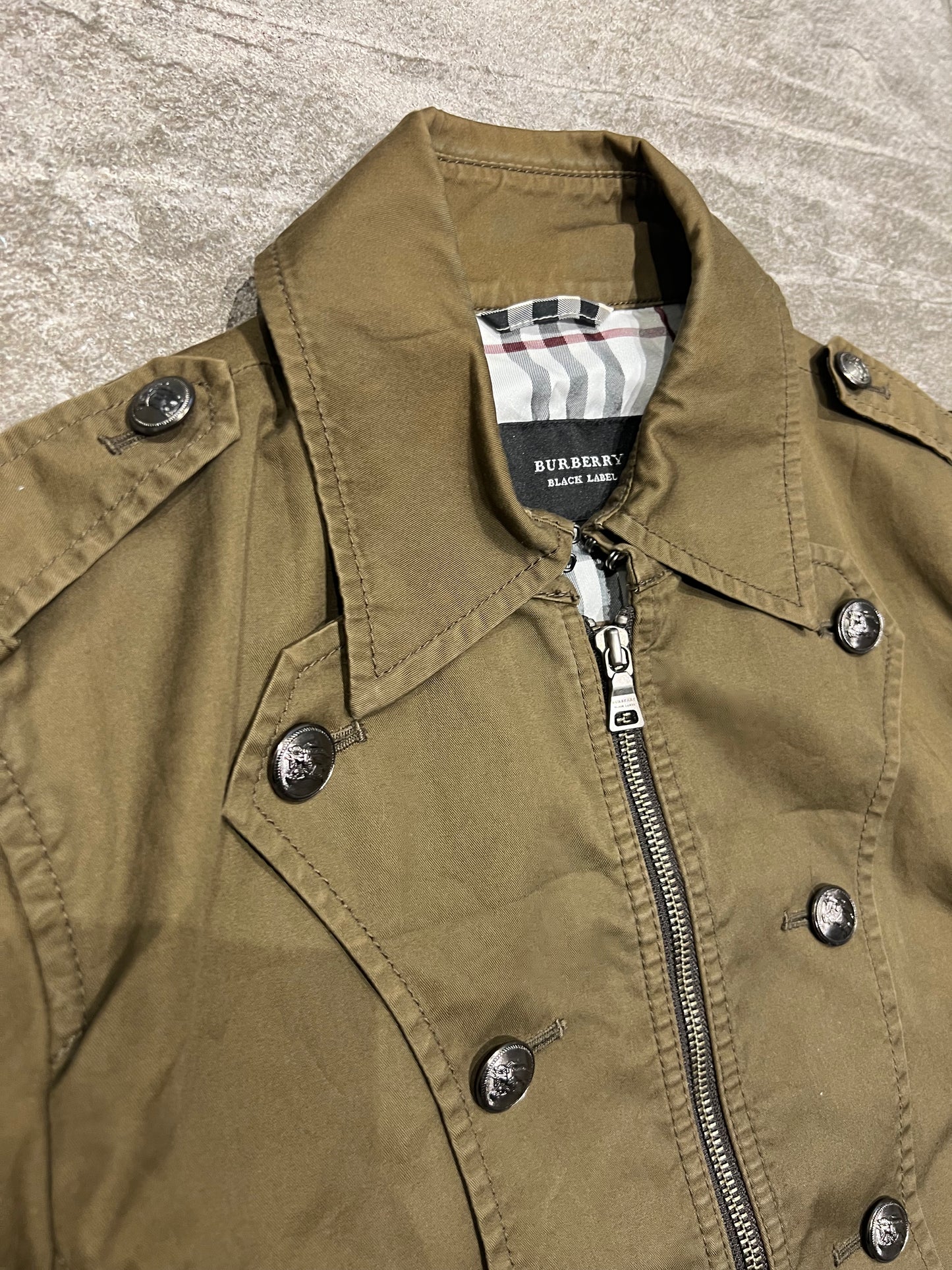 000’s Burberry Napoleon Jacket (M)
