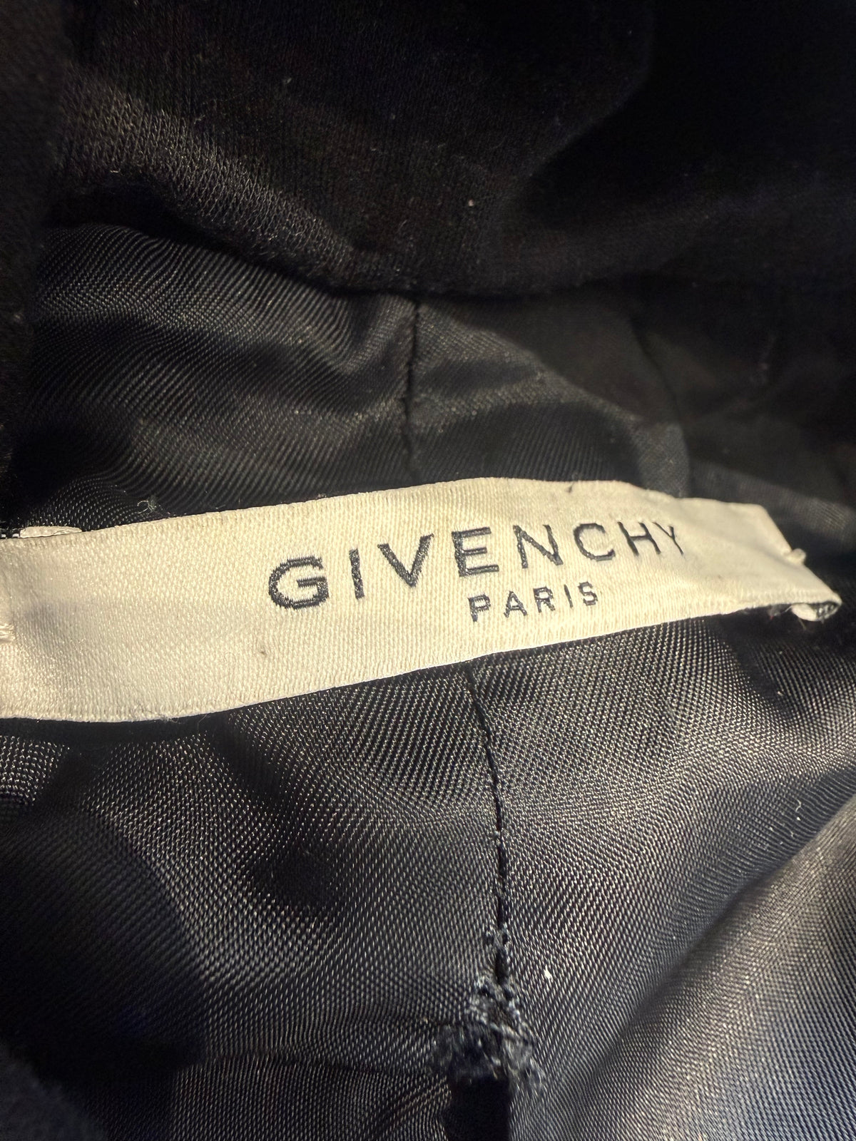 AW2015 Givenchy Lambskin Leather Hybrid Bomber