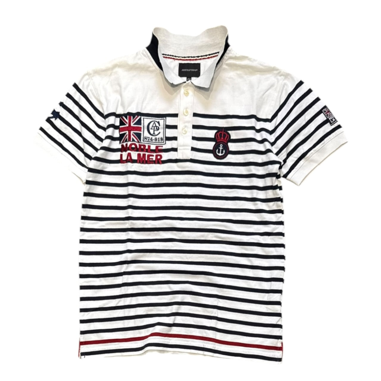 000’s Rattletrap Striped Polo (S)