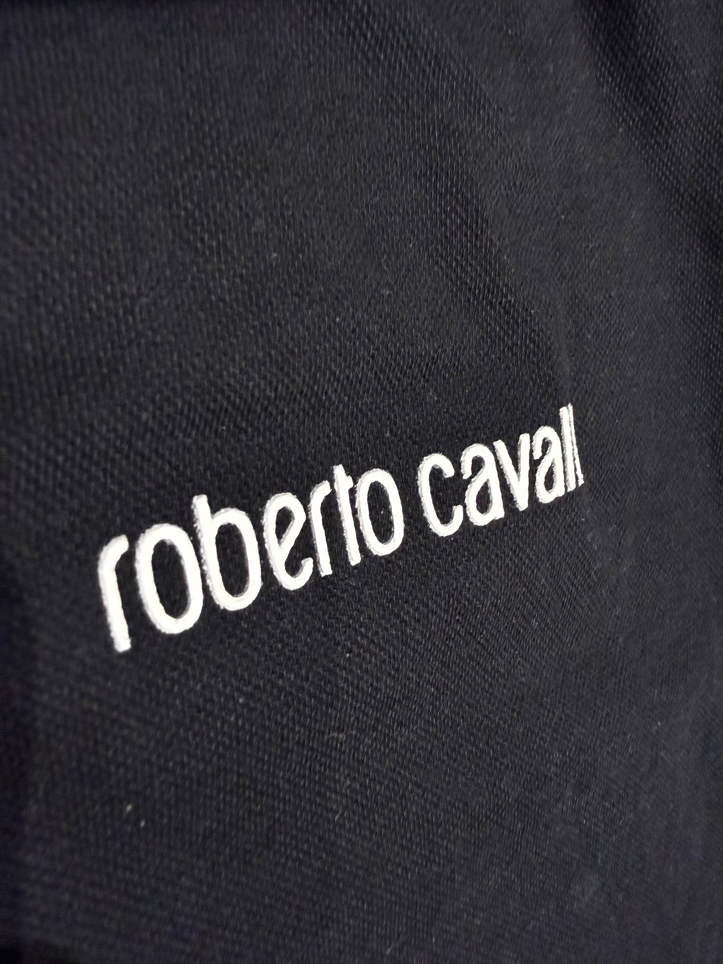 Roberto Cavalli Zip Polo Shirt (M)