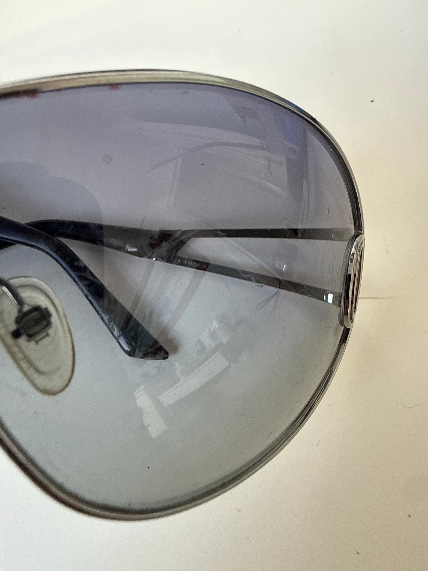 Vintage Dior “Diorissimo” Shield Sunglasses