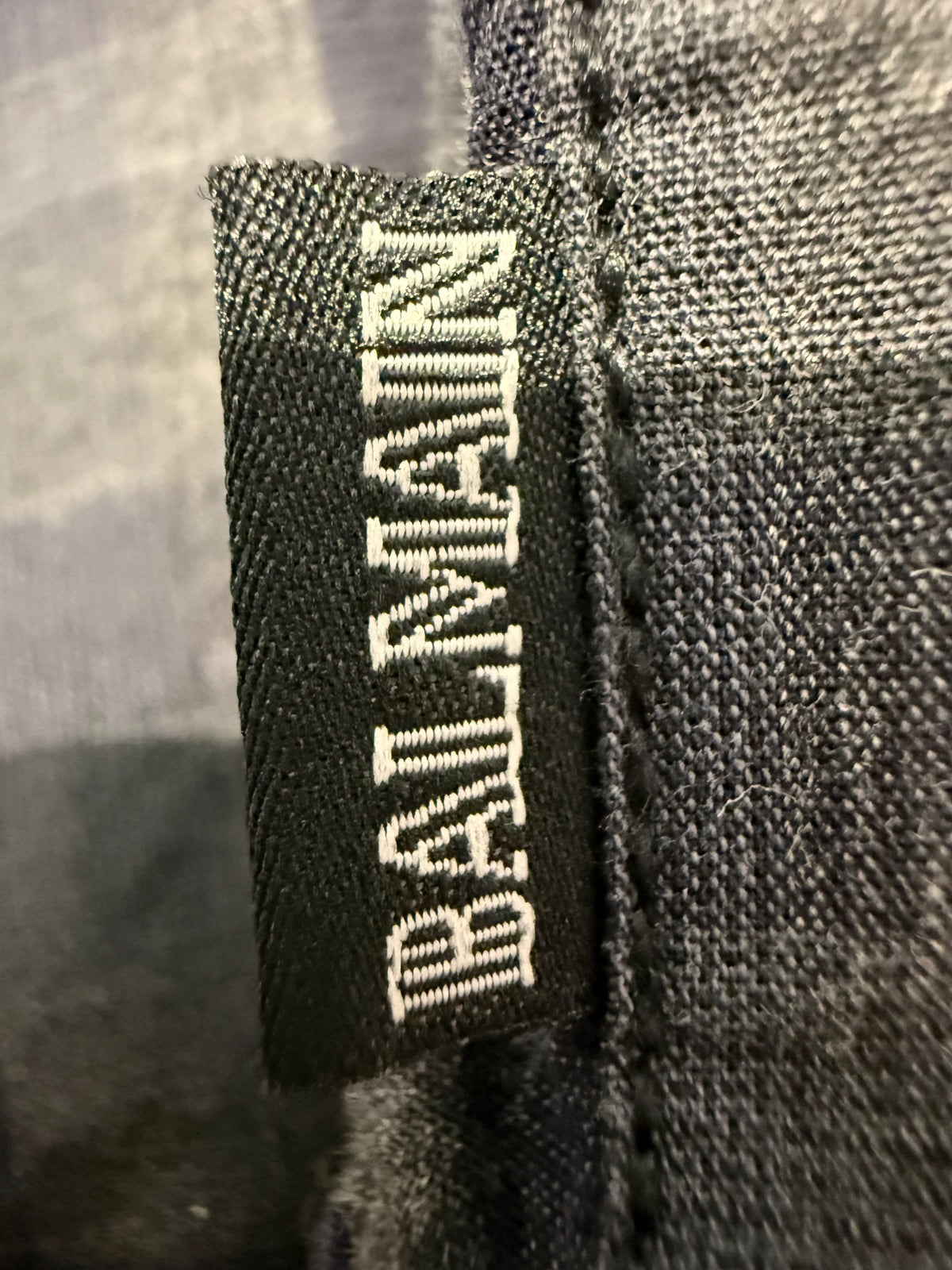 Balmain Plaid Shirt (L)