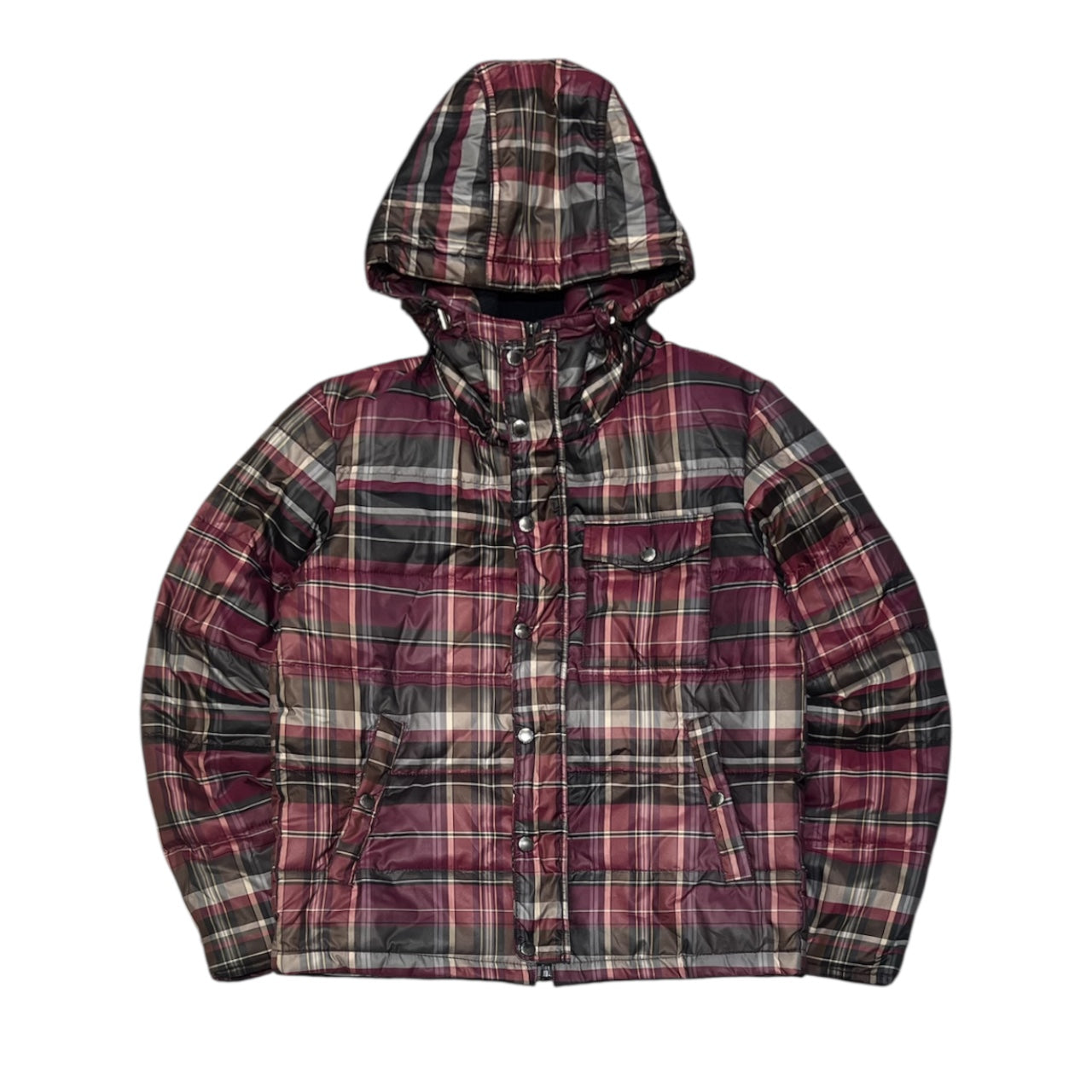 Takeo Kikuchi Plaid/Checkered Puffer