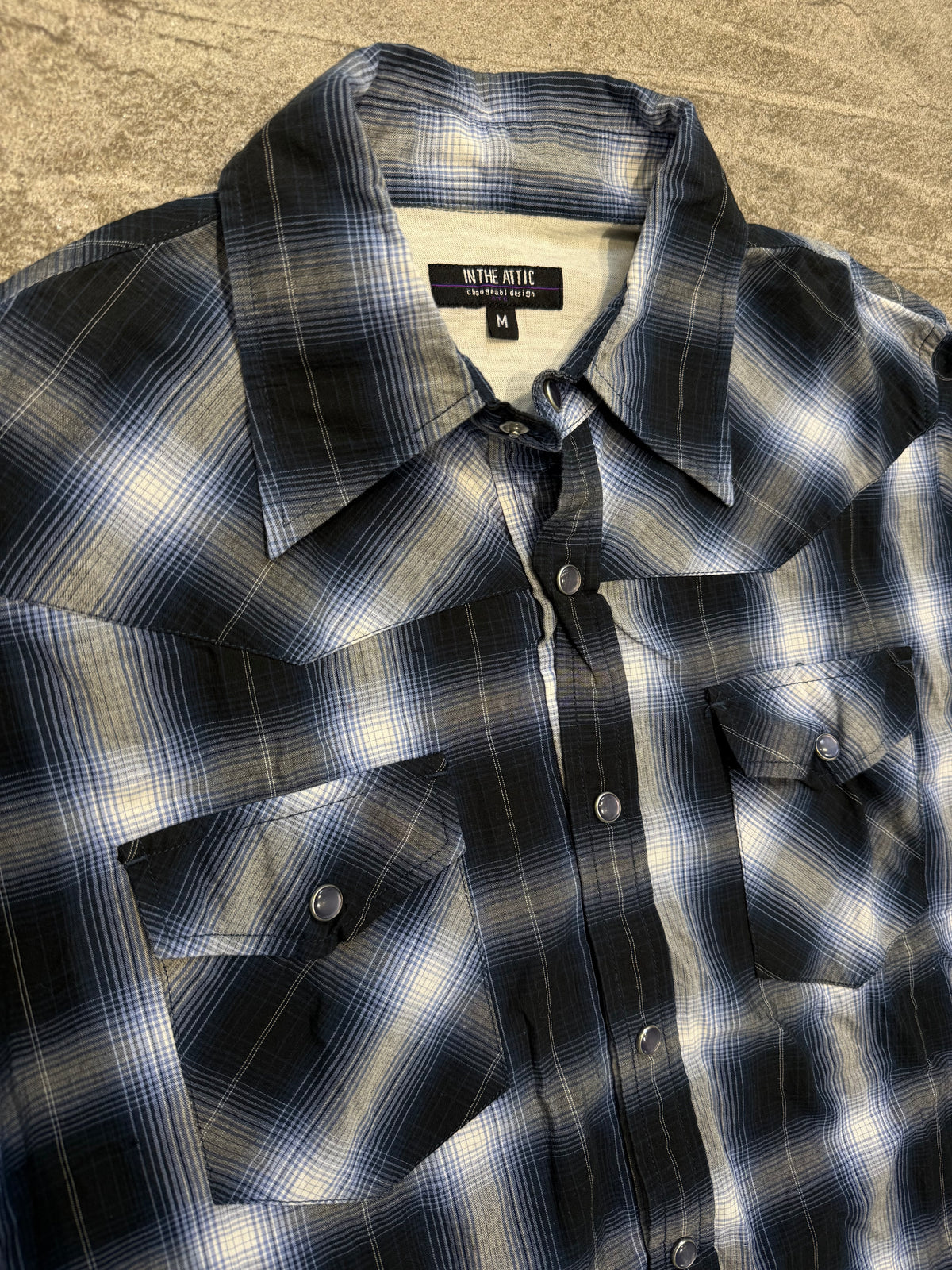 000’s In The Attic Hybrid Plaid Flannel (S)