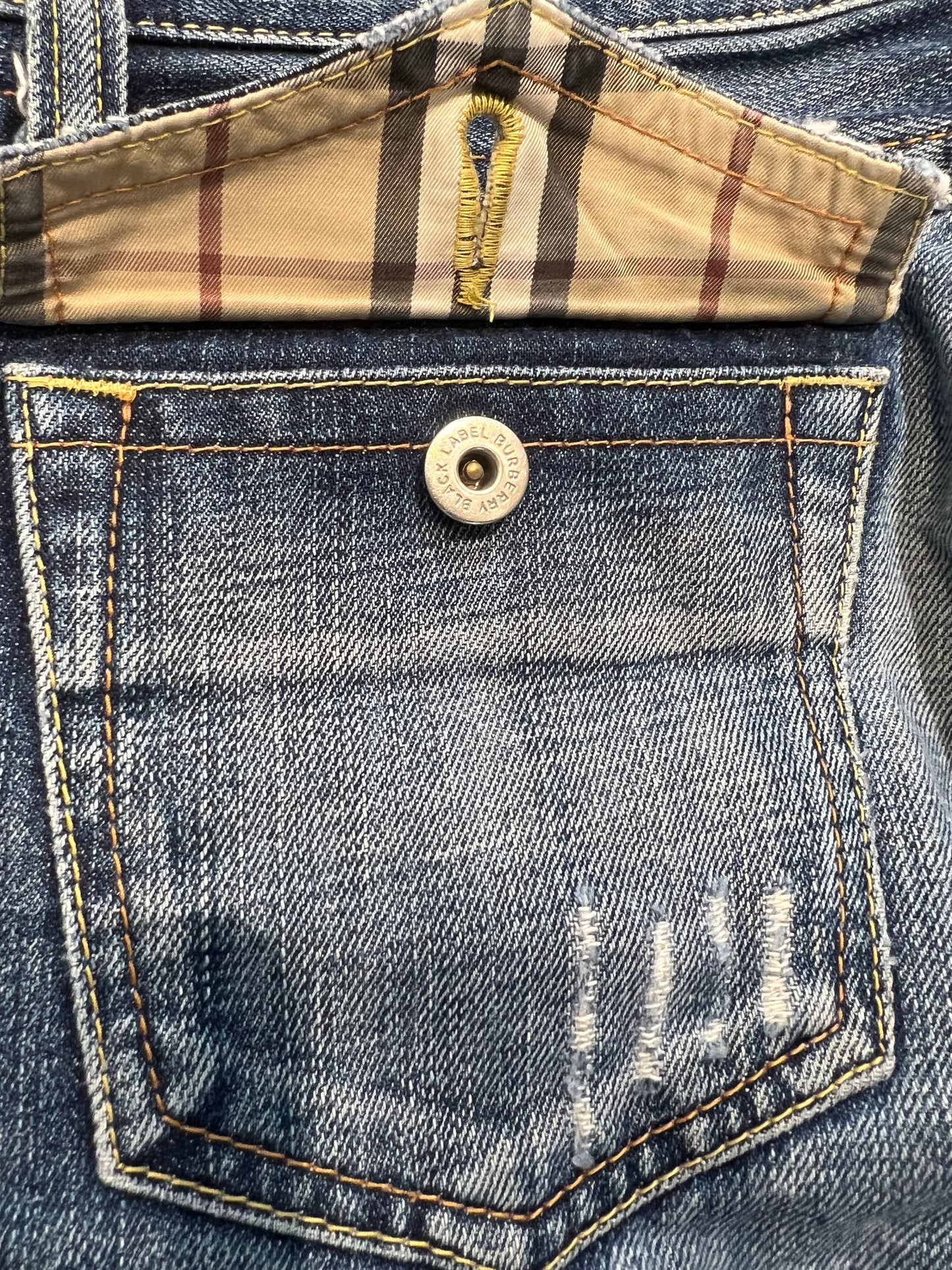 000’s Burberry Bootcut Jeans