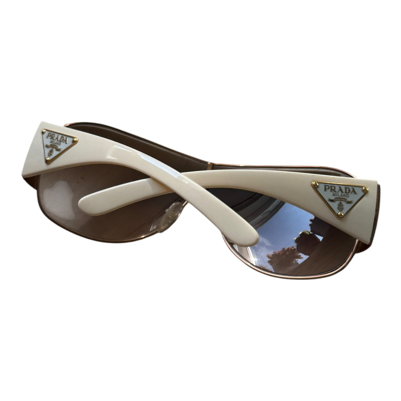 000’s Prada Triangular Plaque Sunglasses