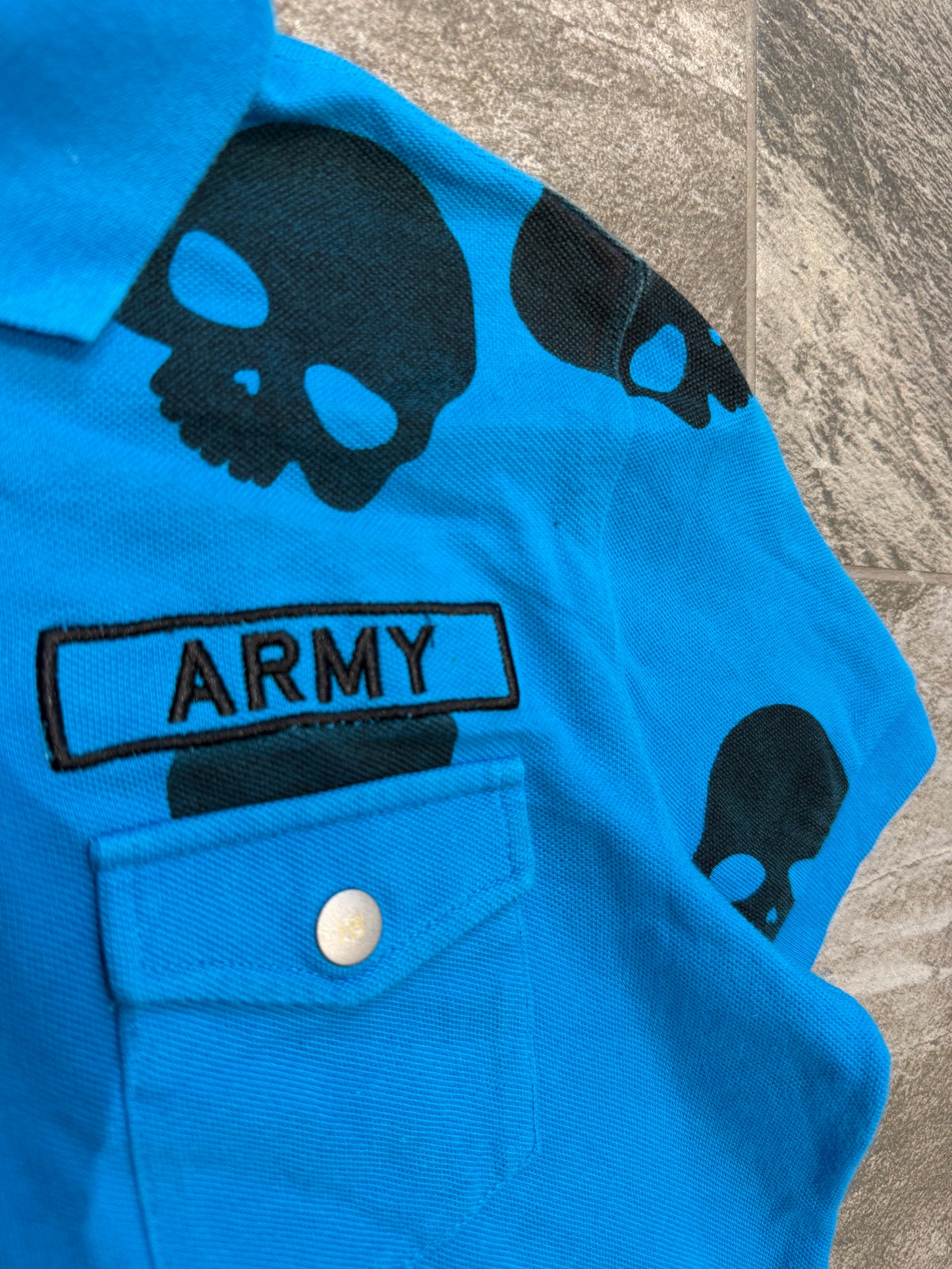 000’s Hydrogen Skull Polo (S)