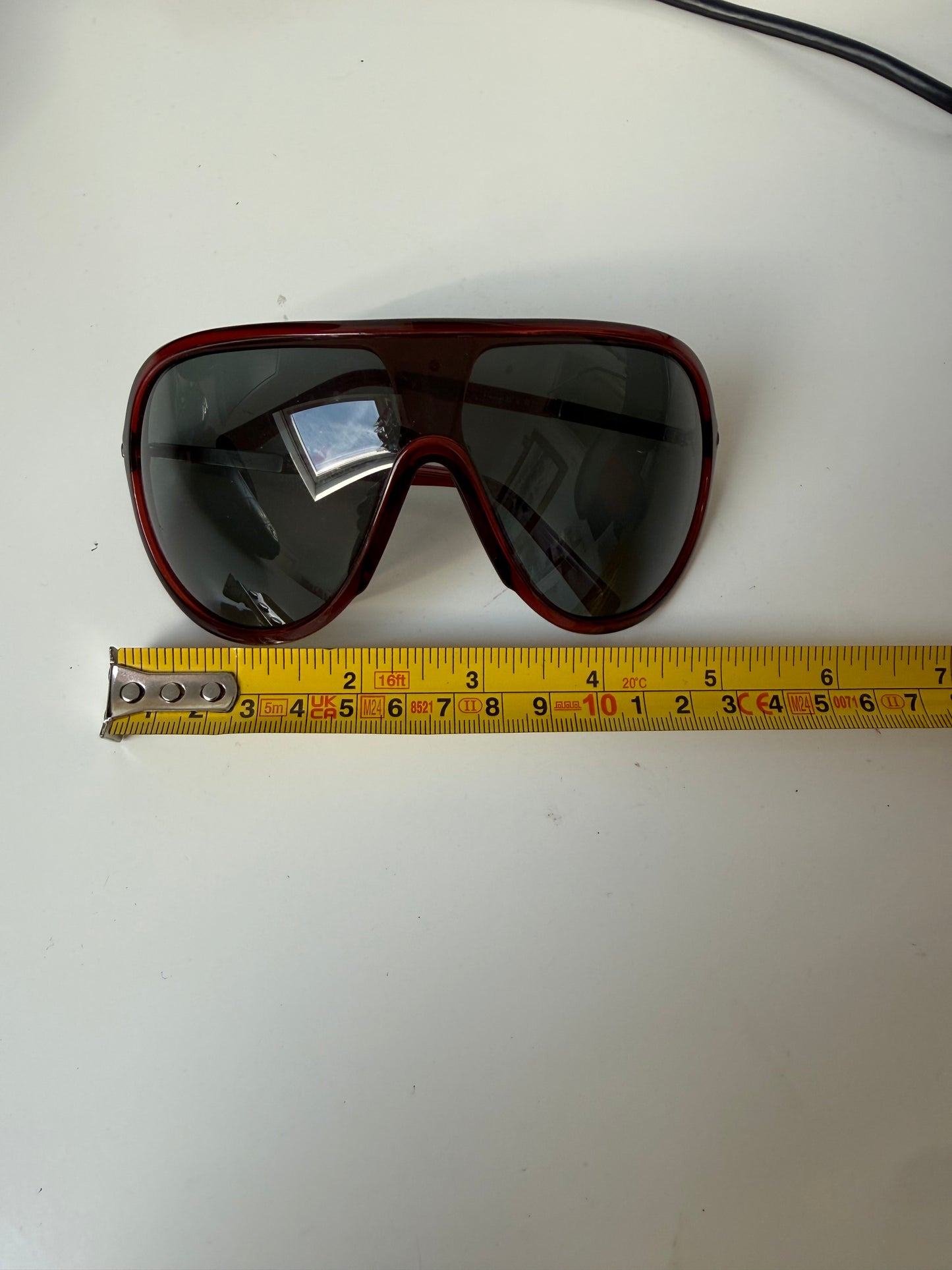 000’s Giorgio Armani Oversized Aviator Sunglasses