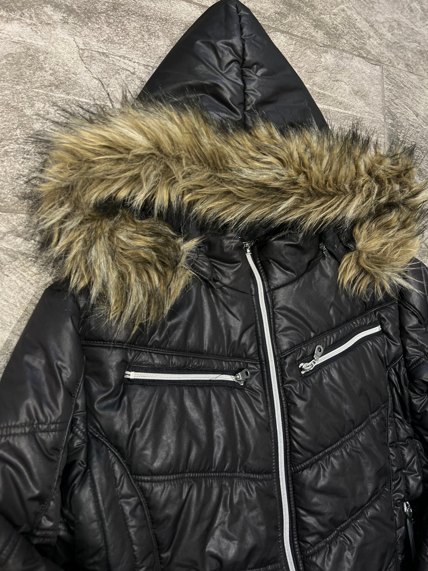 000’s Nota Bene Fur Puffer Jacket (L)
