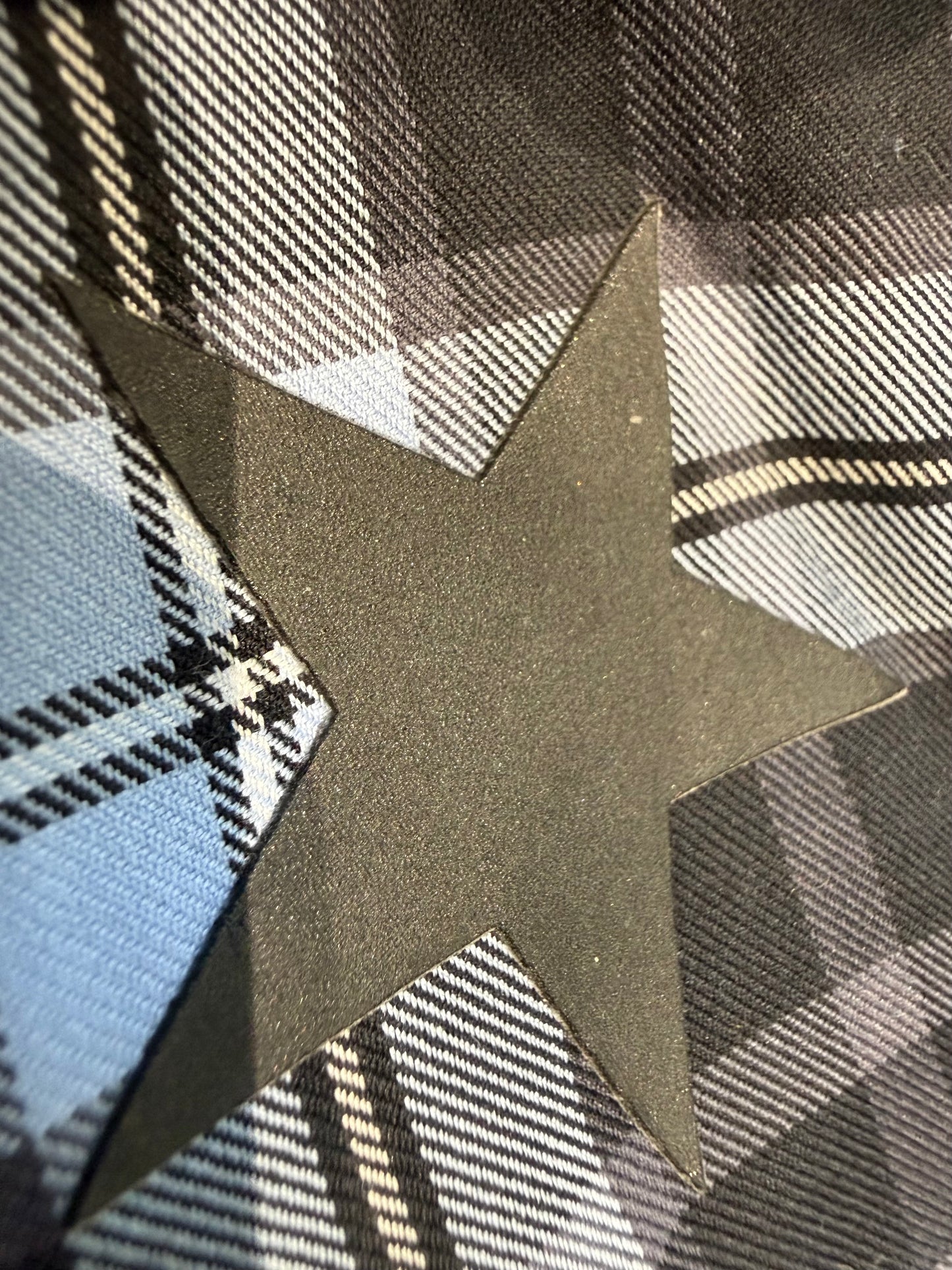 SS2015 Givenchy Stars Plaid Shirt (S)