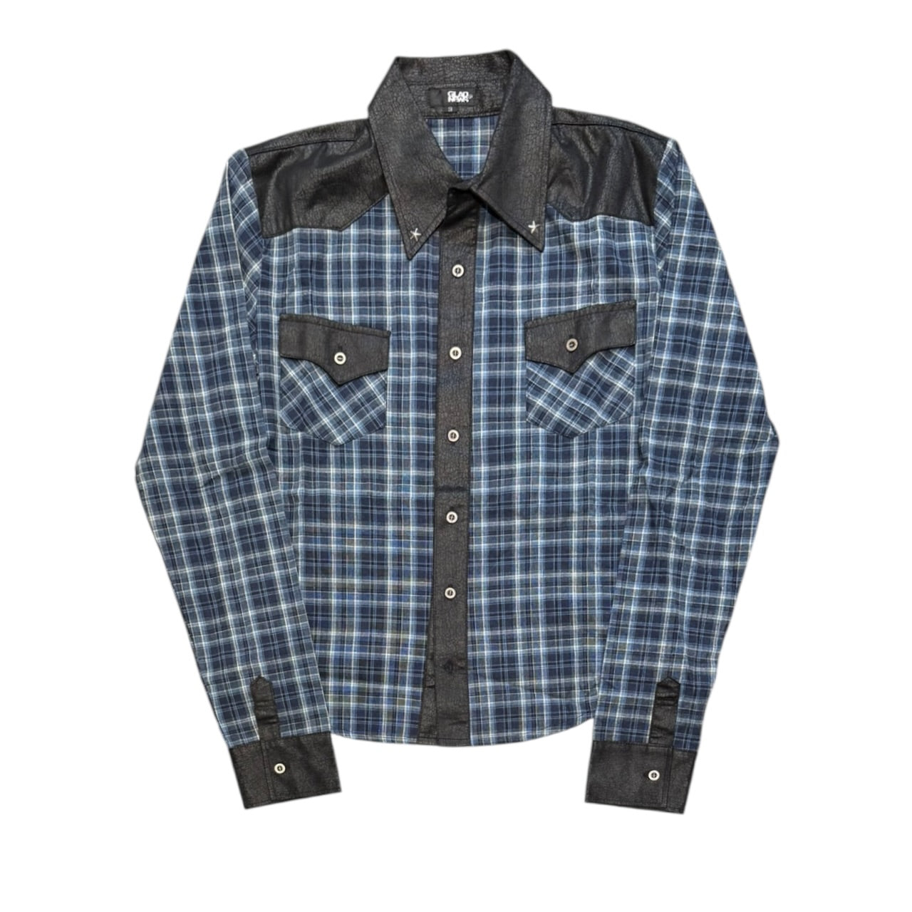 000’s Glad News Plaid Flannel (S)