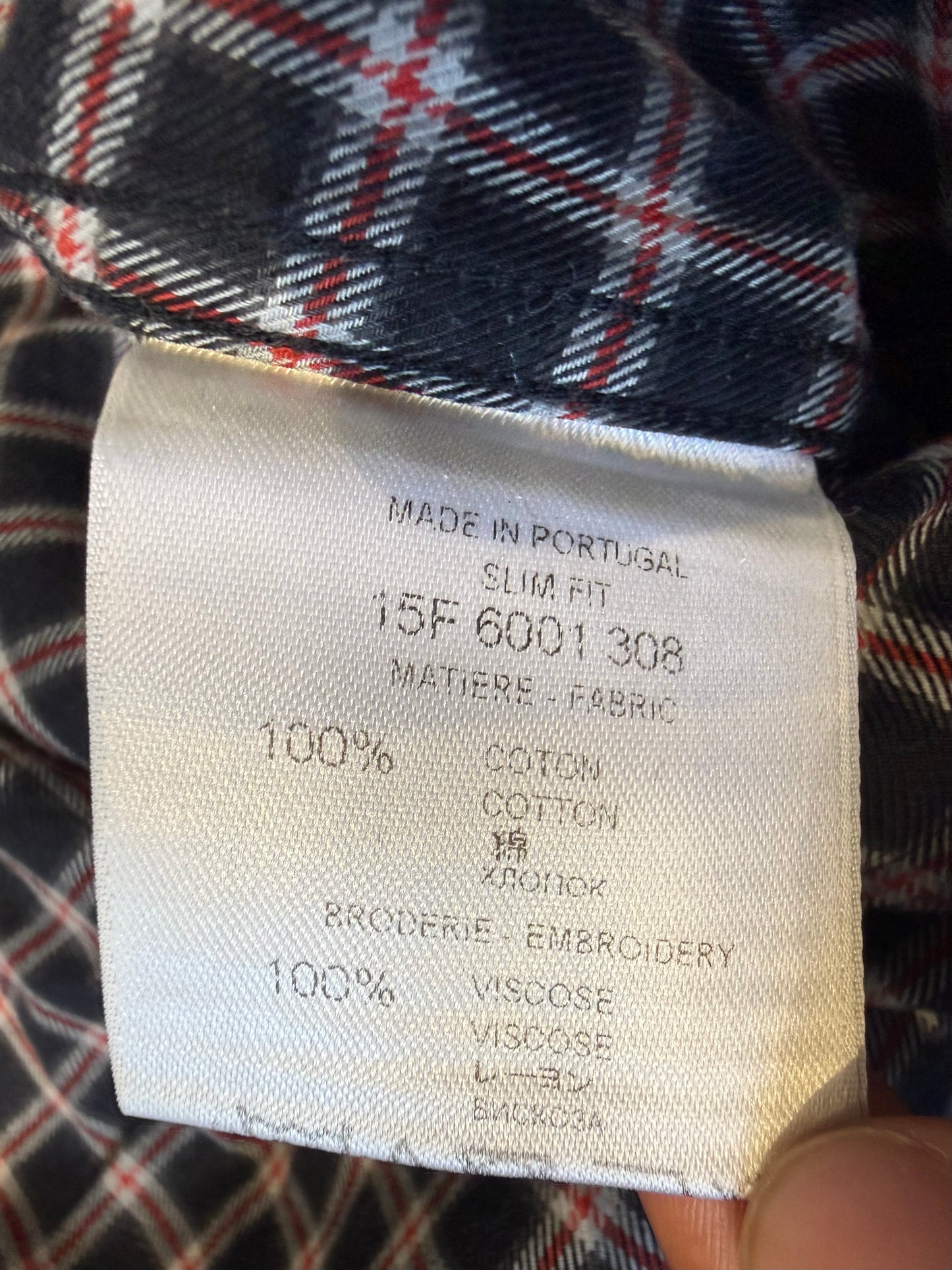 Givenchy Stars Plaid Flannel (S)