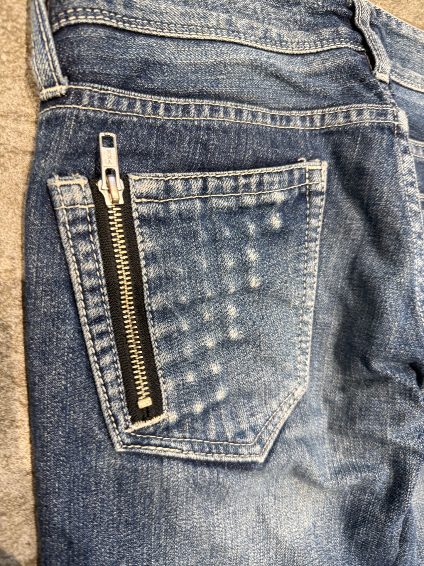 Murder License Newspaper Print Jeans (29”)