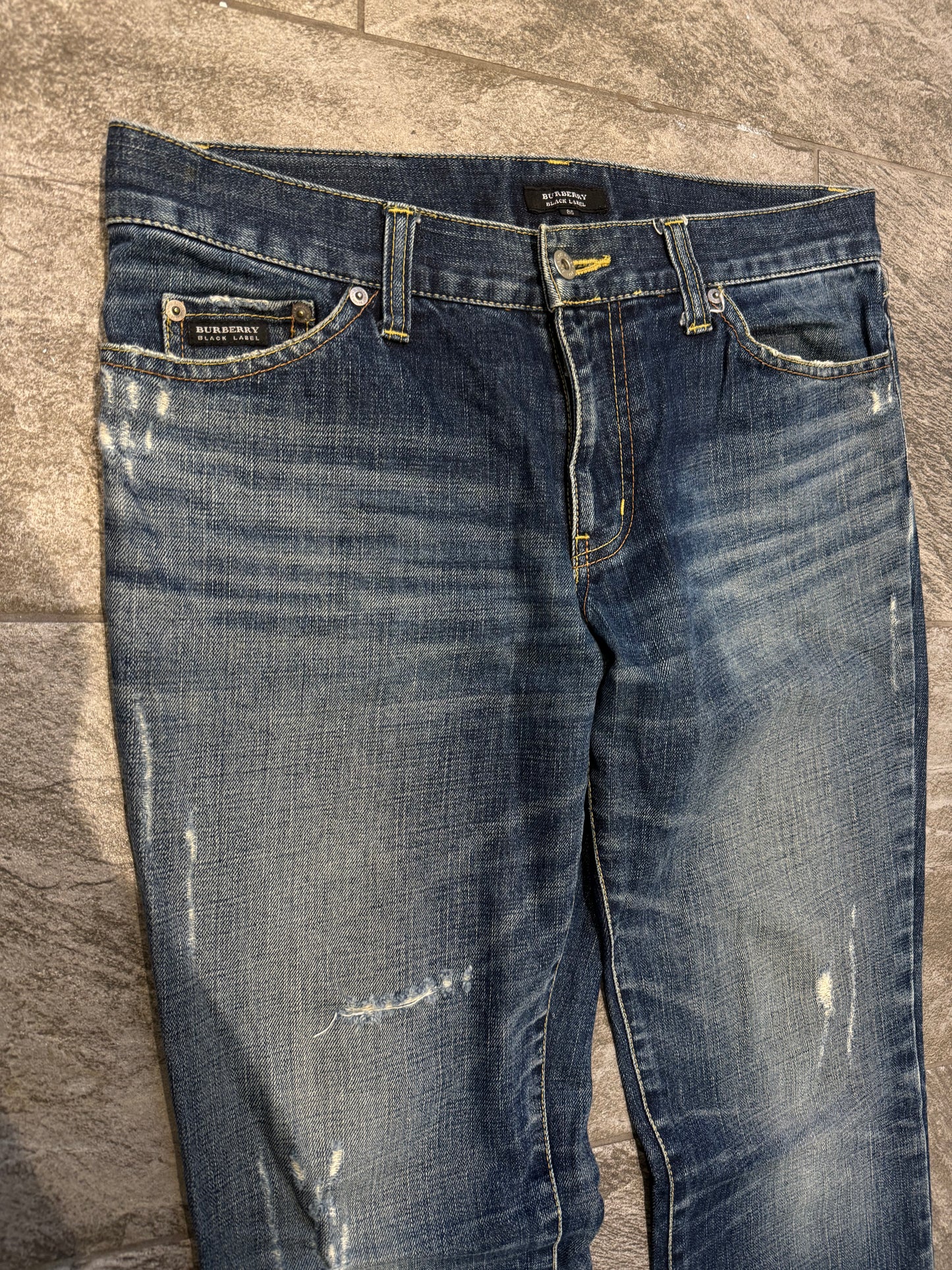 000’s Burberry Flap Bootcut Jeans (35”)