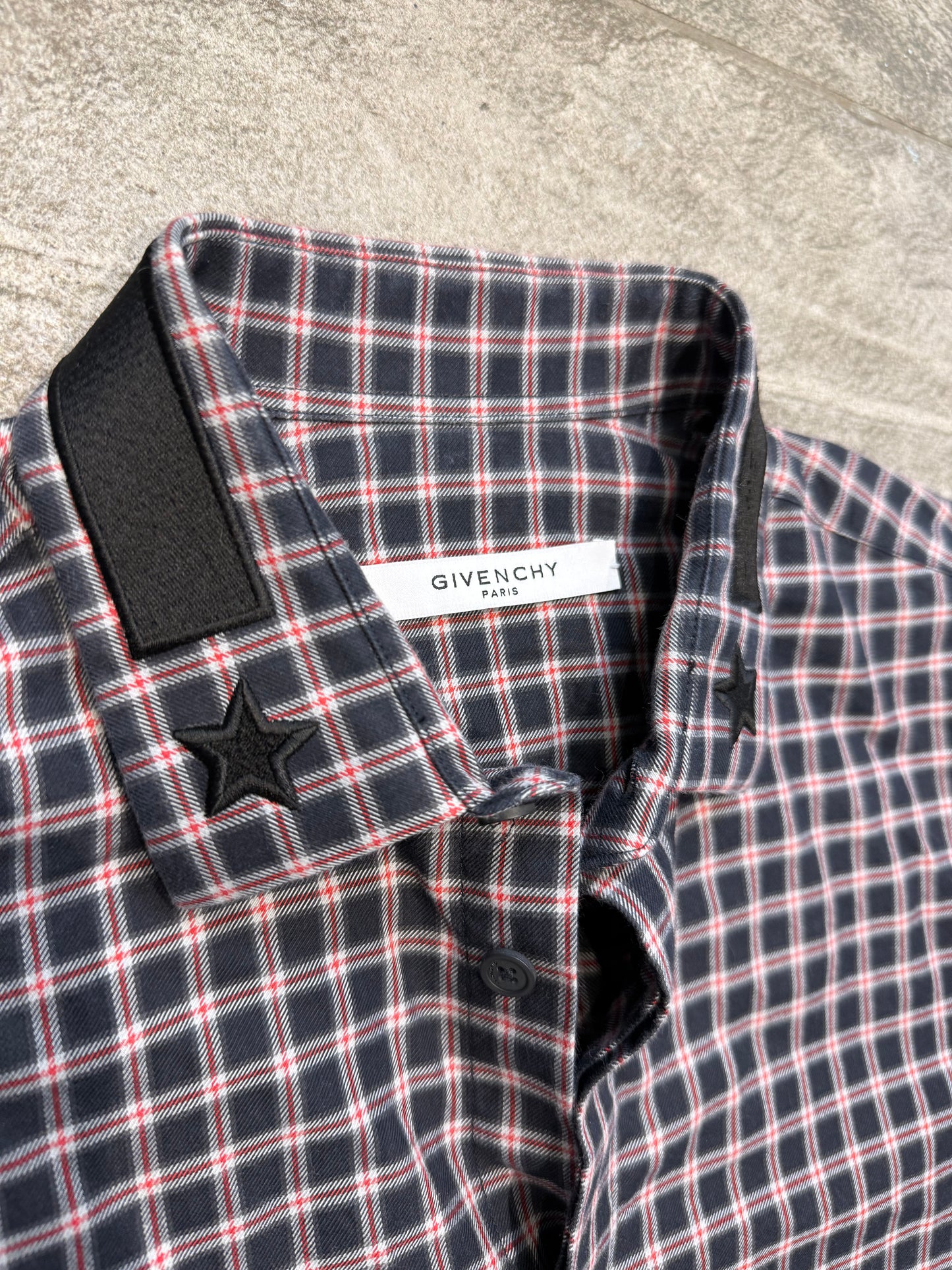 Givenchy Stars Plaid Shirt (S)