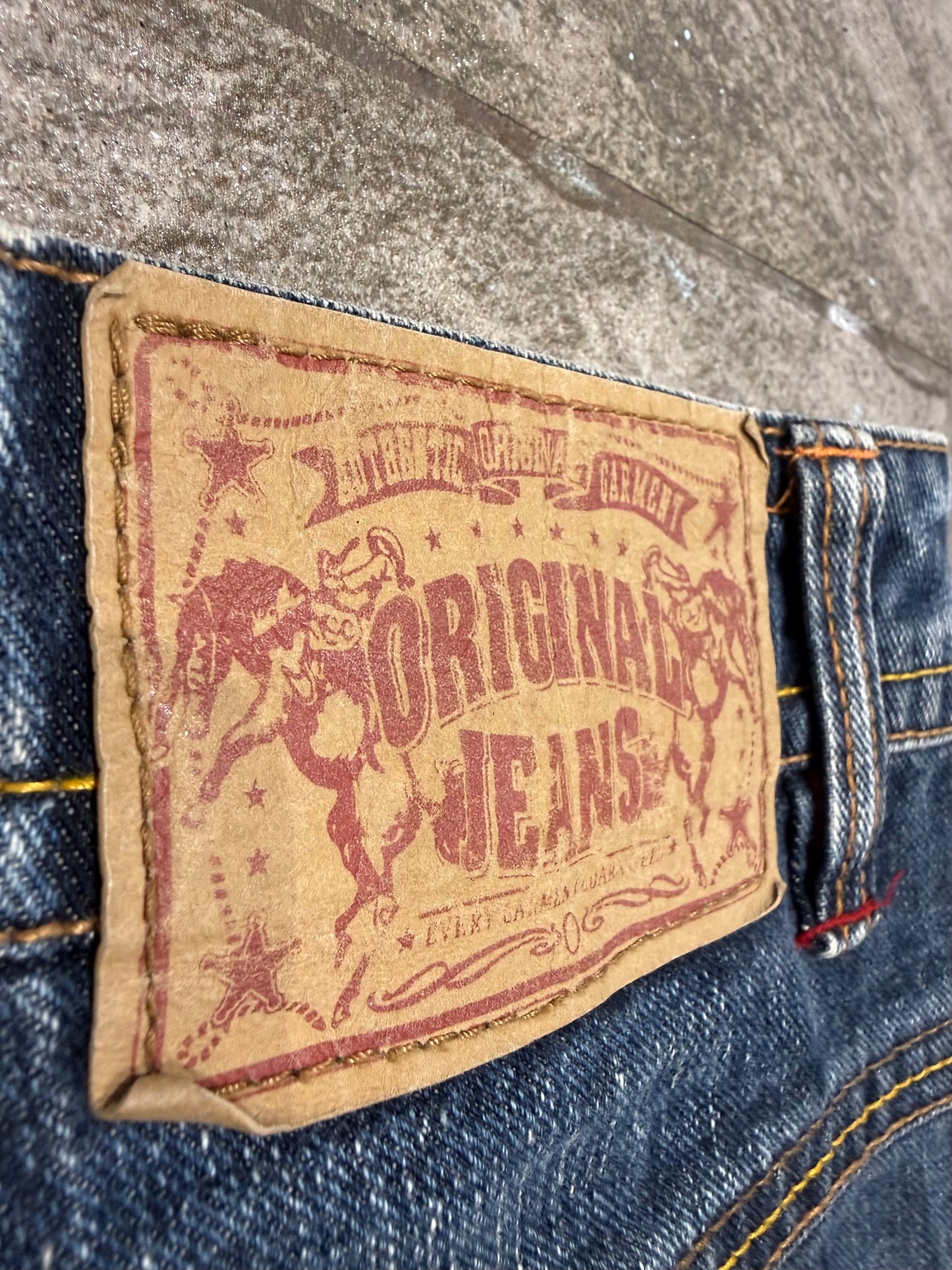 000’s Patchwork Skull Jeans (32”)