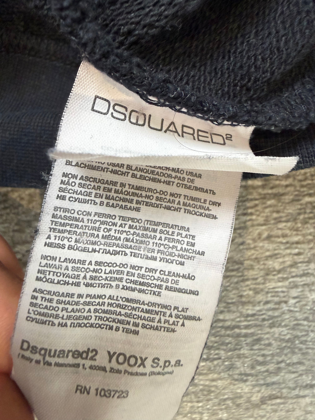 Dsquared Nevermind The Bullocks Multi Zip Hoodie (S)