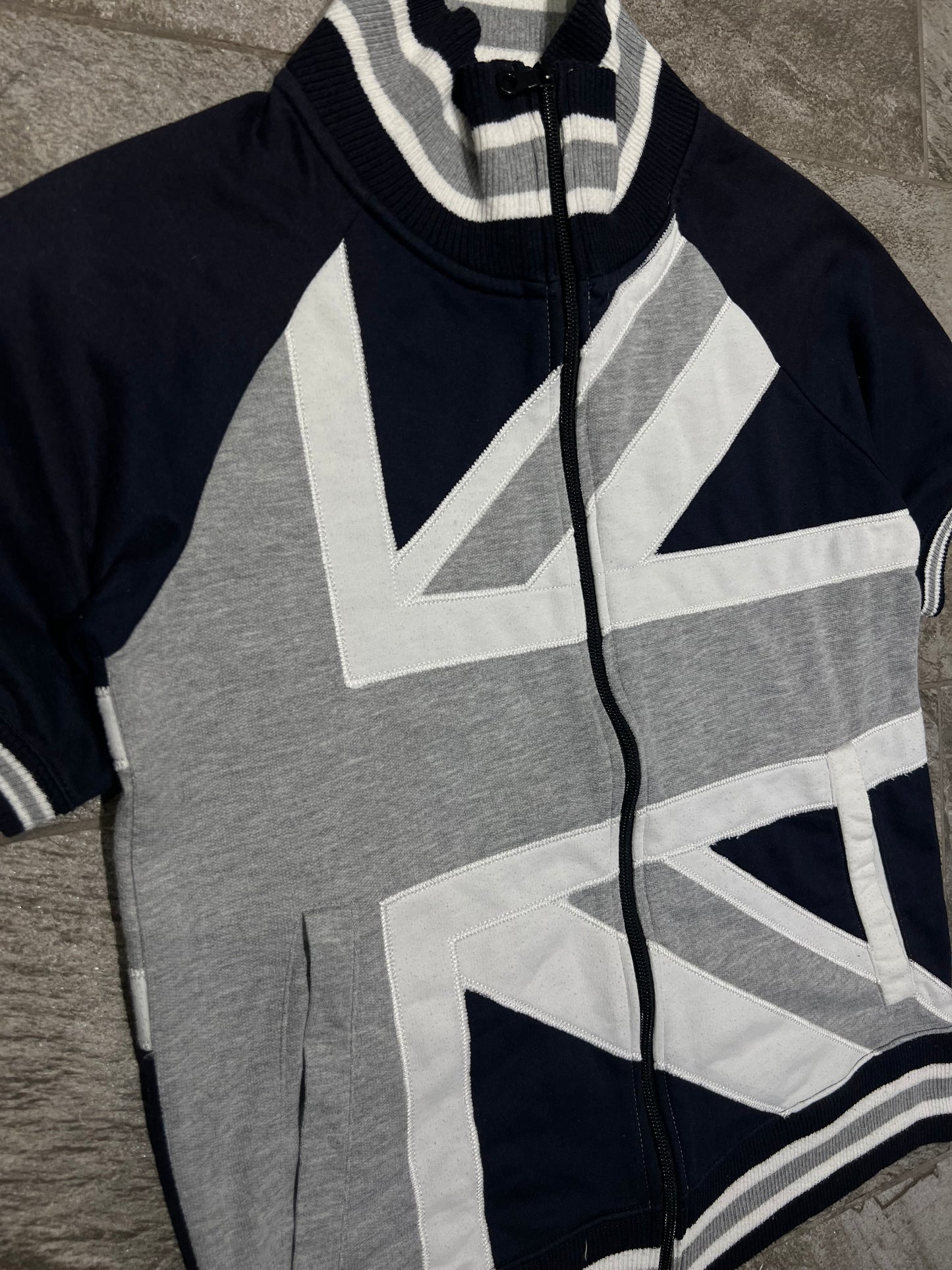 000’s PPFM Union Jack Zip Polo