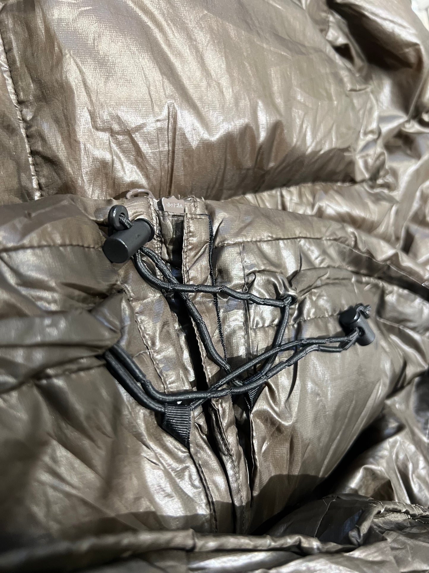 000’s Rage Blue Fur Hood Puffer (S)