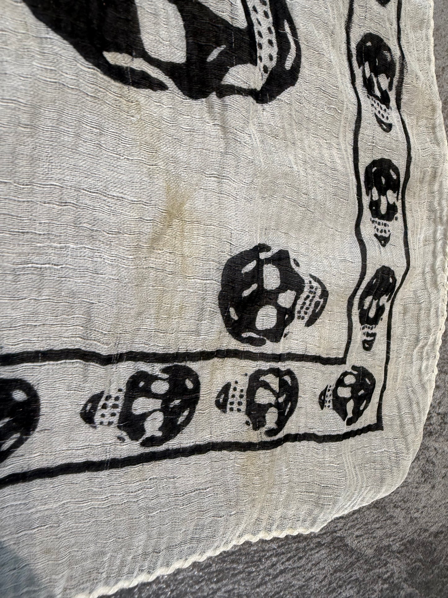 Alexander Mcqueen Skull Scarf