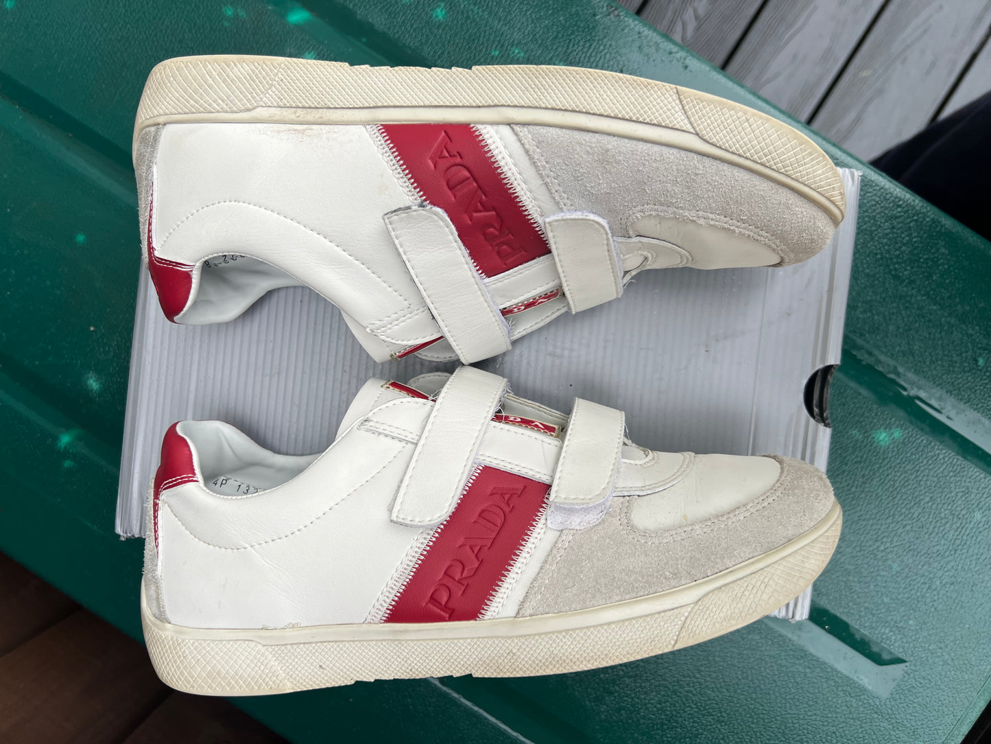 Prada Calzature Velcro Trainers