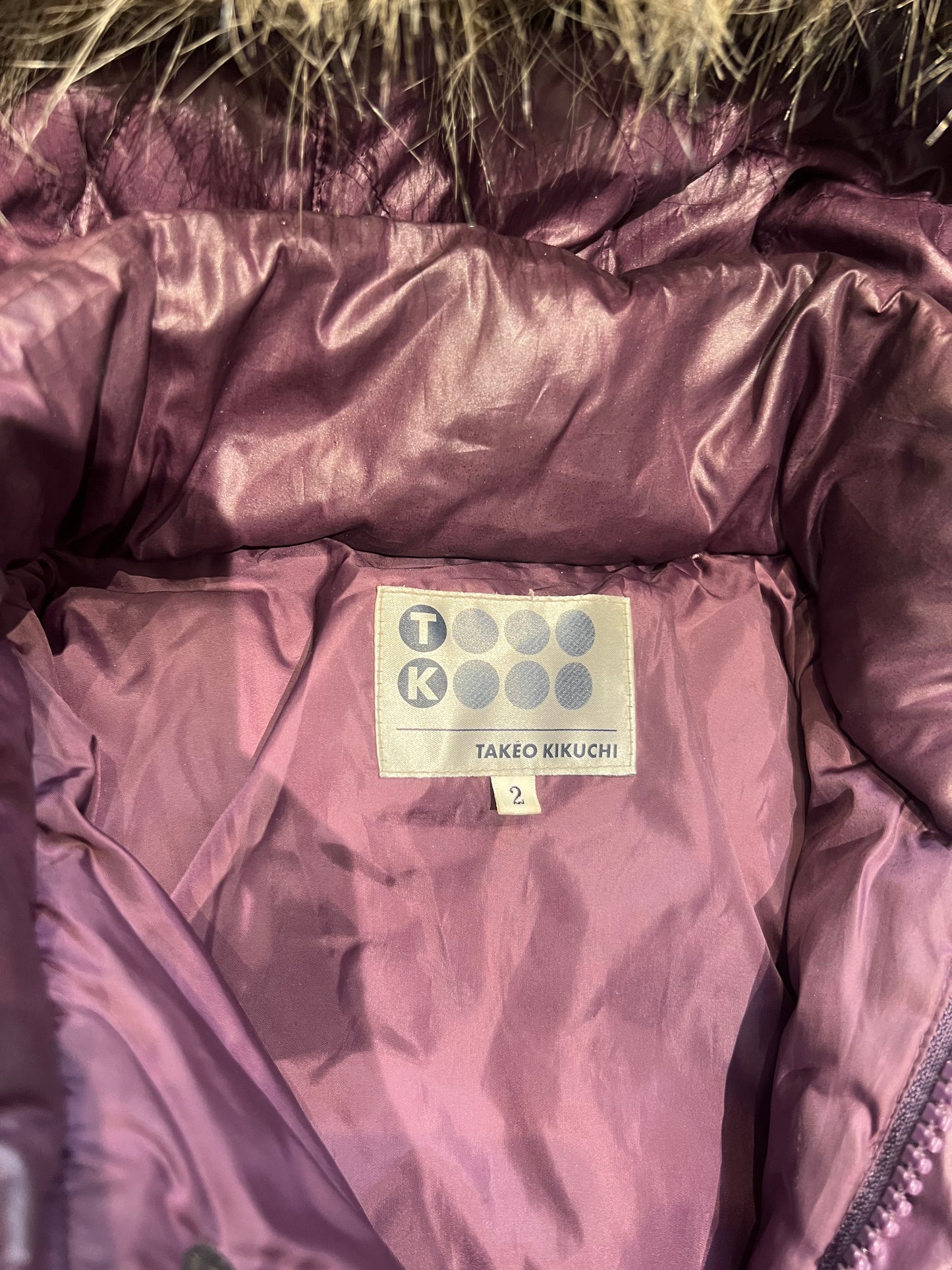 Japanese Takeo Kikuchi Fur Hood Puffer