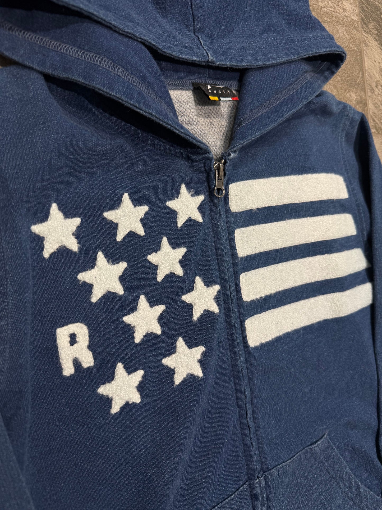 000’s Rusty USA Flag Hoodie (S)