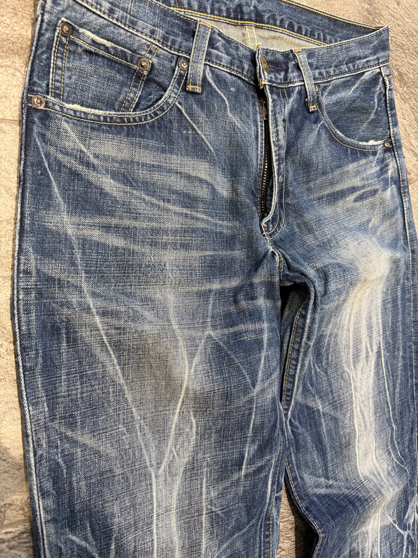 000’s Levi’s 502 Ghostwash Jeans (30”)