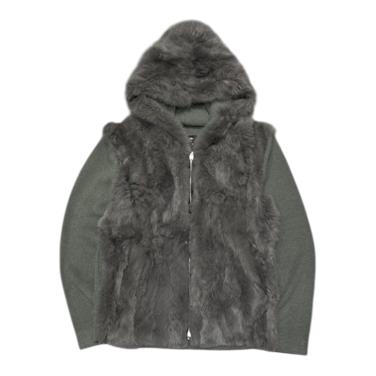 Loveless Rabbit Fur Hoodie