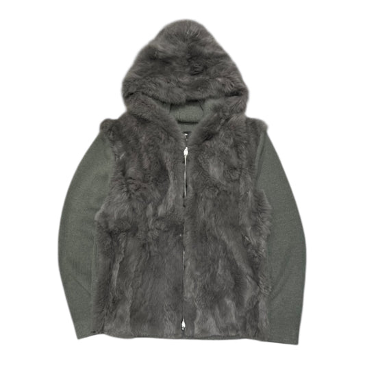 Loveless Rabbit Fur Hoodie
