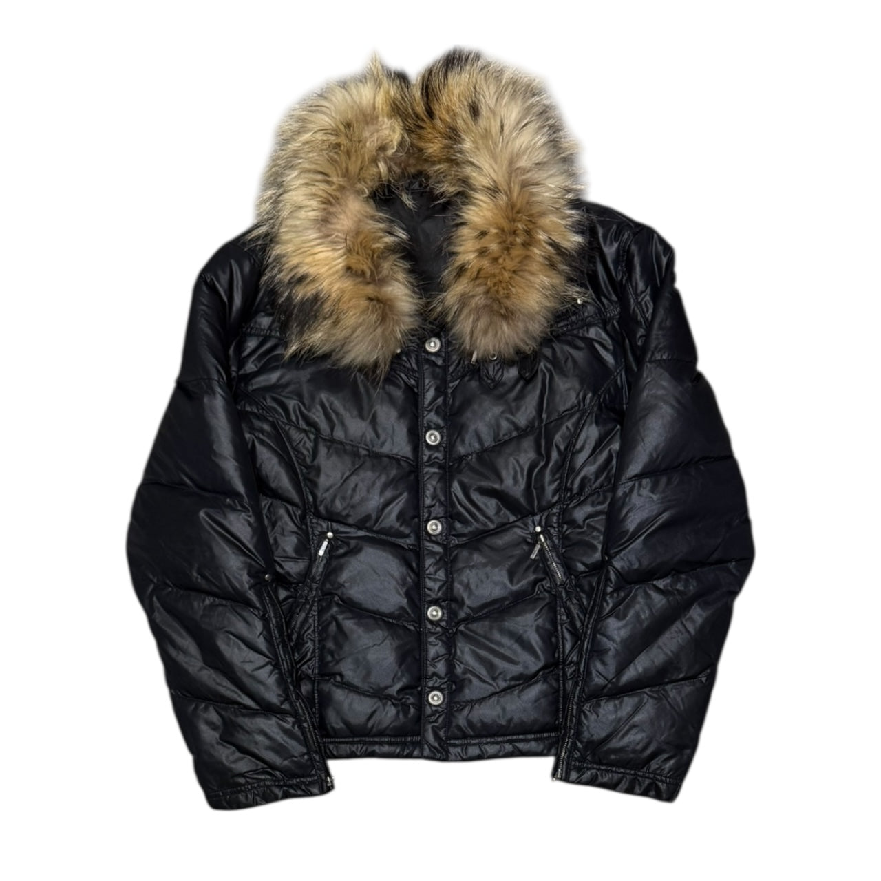 000’s ASM Fur Collar Puffer (S)
