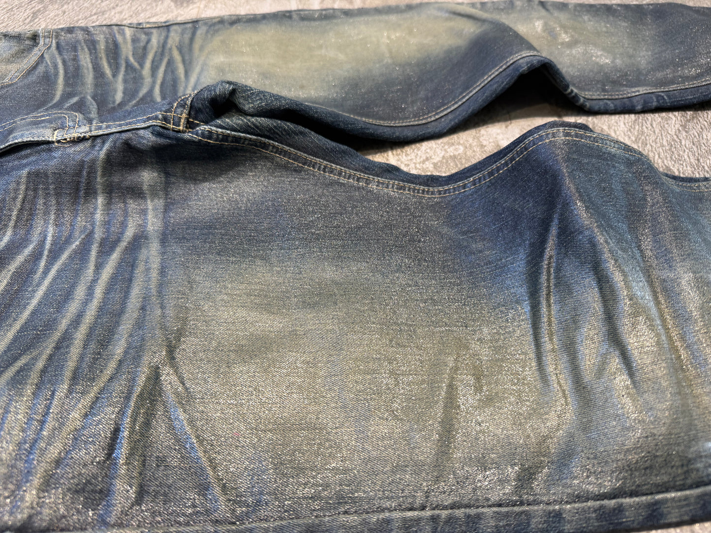 000’s Waxed Michael Klein Homme Jeans (32”)